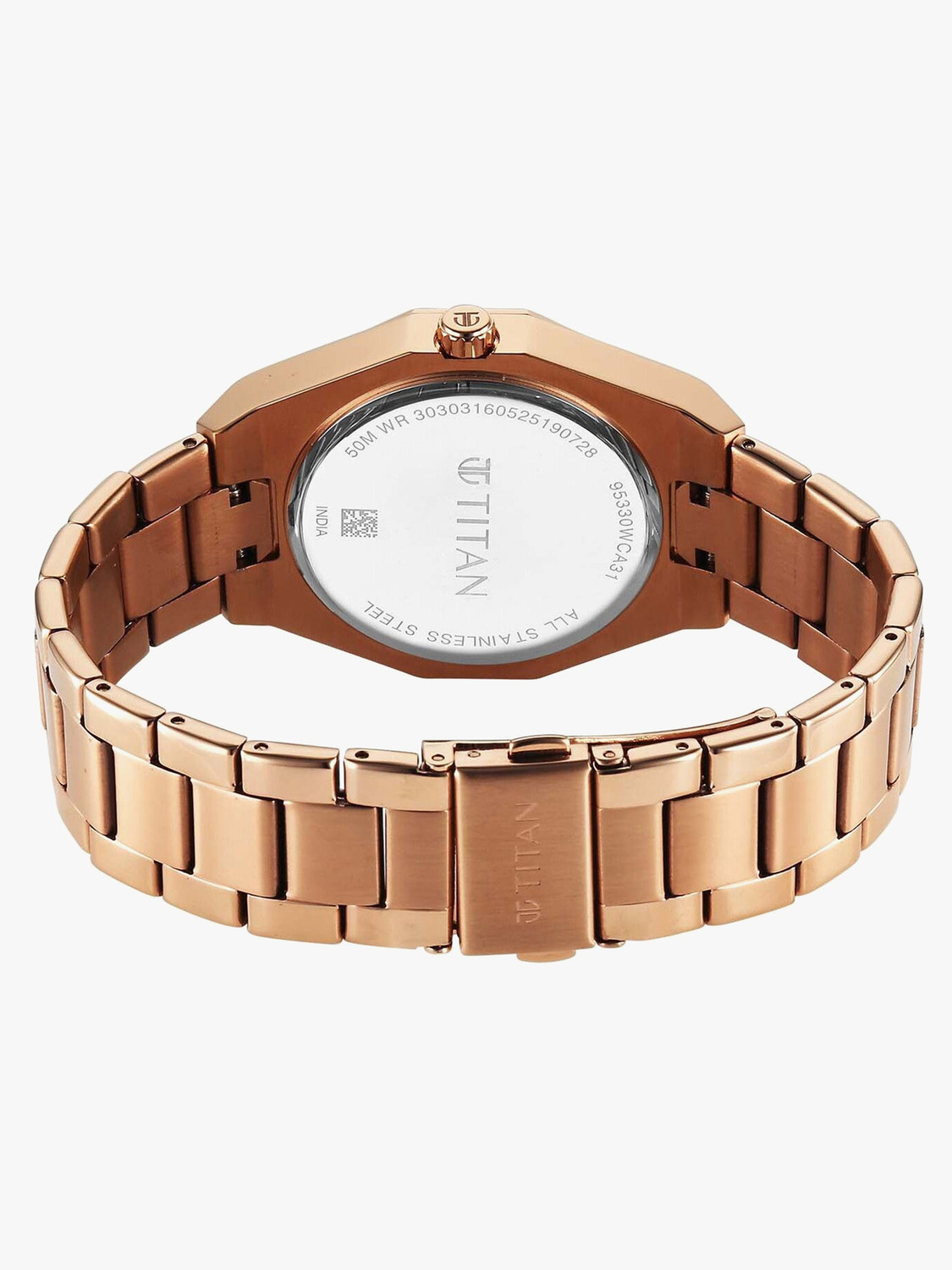Image of Titan Ladies Purple Titan Ladies Purple MOP Round Dial Women's Watch / Analog Watch - For Women