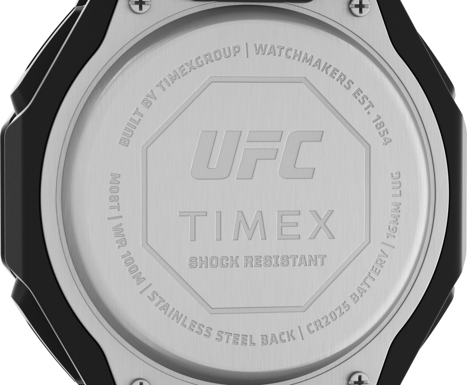 Image of TIMEX UFC Octagonal 45mm Black Dial Analog-Digital Watch - For Men