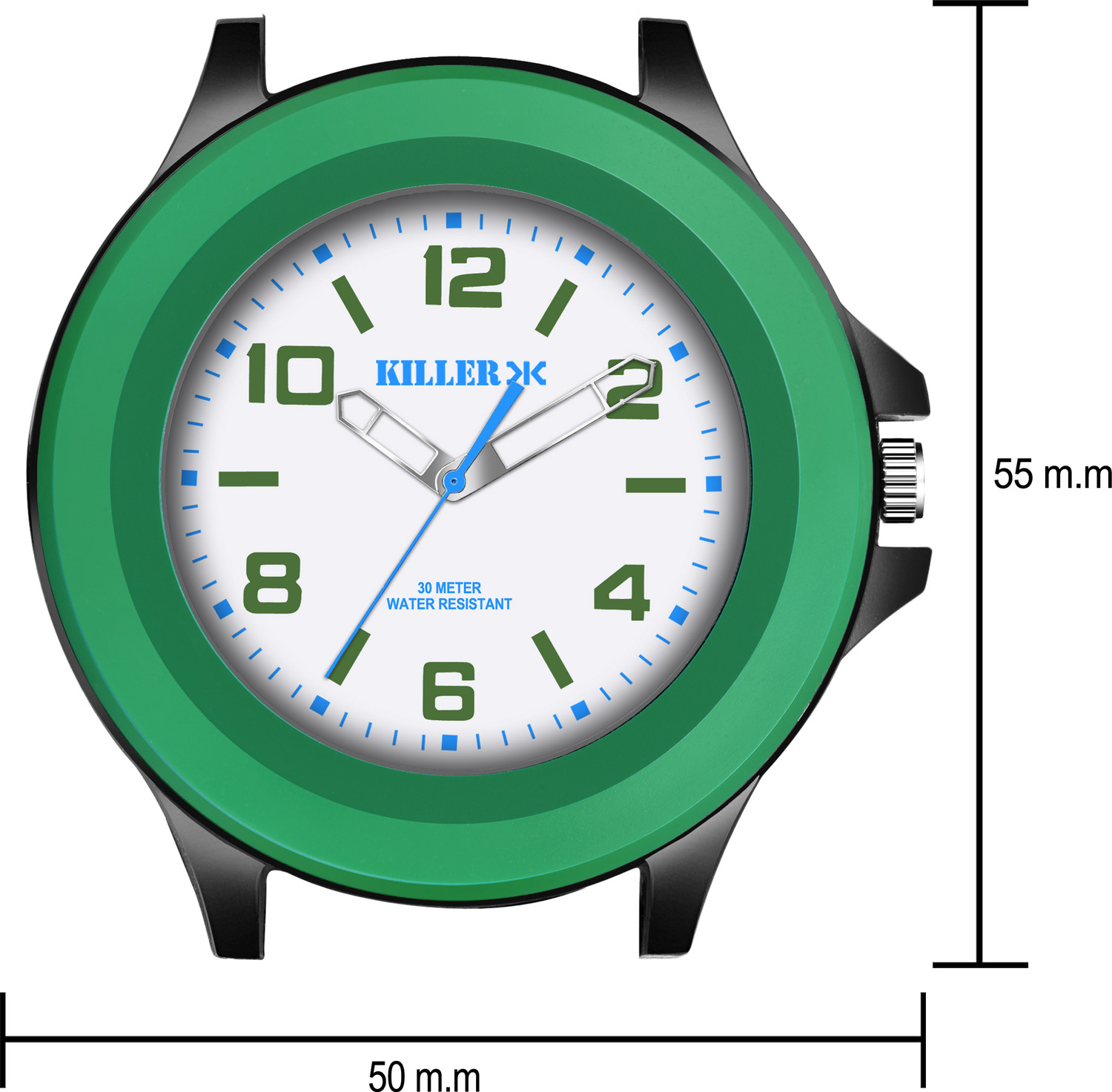Image of KILLER K8011 Green Black K8011 Elevate your style with New Vibrant Colors Watch Analog Watch - For Boys
