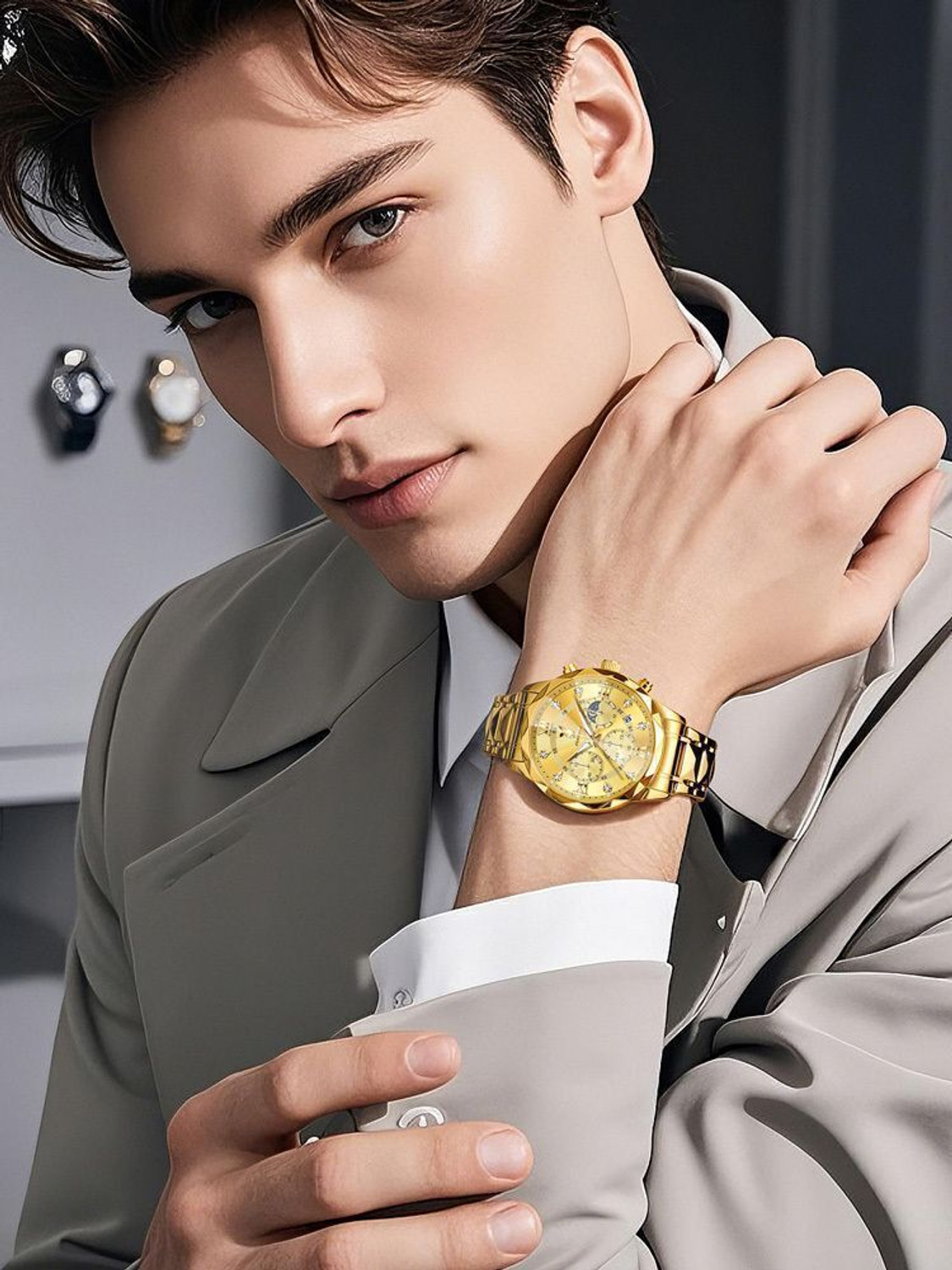 Image of PLAYBOY 3088 Luxury Business Casual Analog Watch - For Men