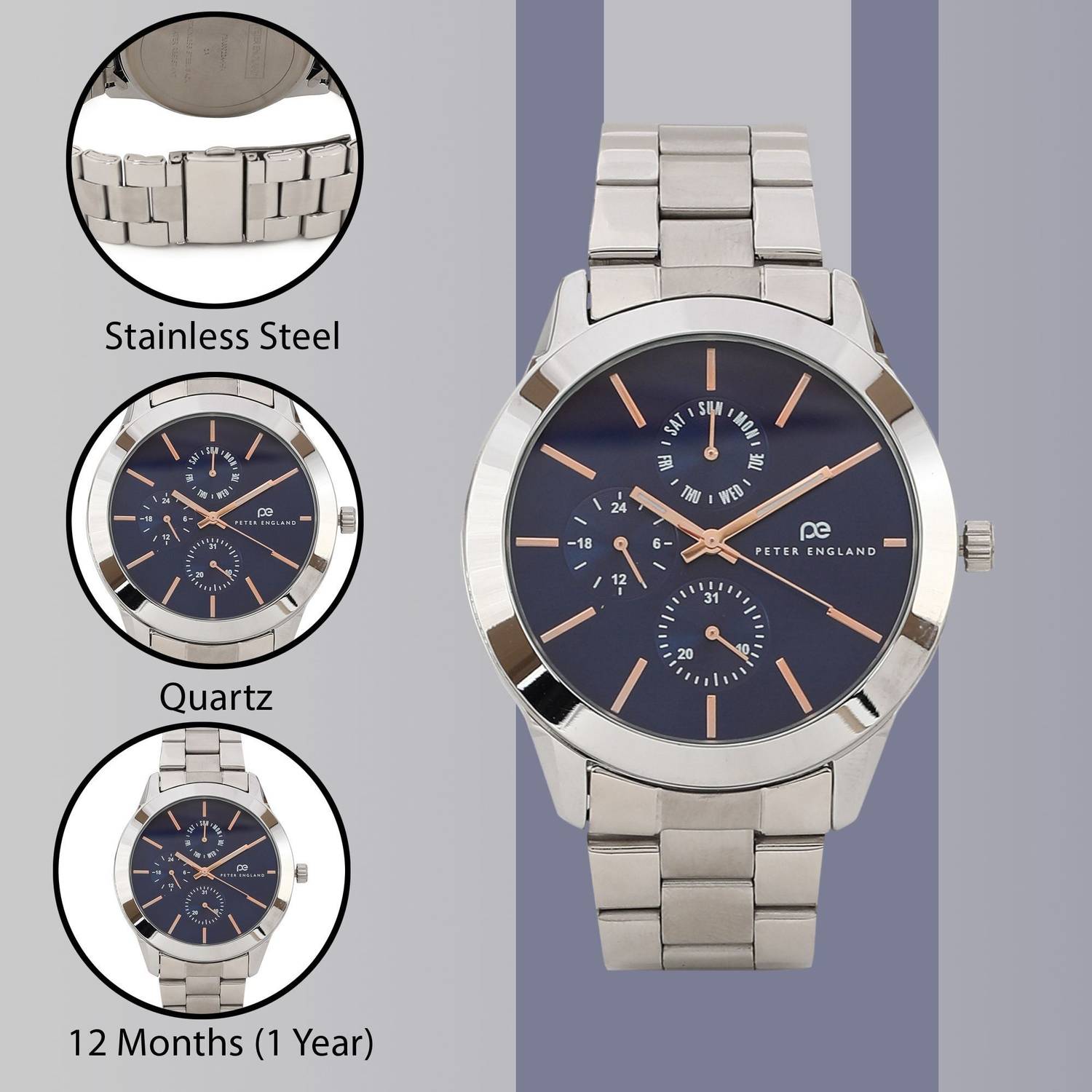 Peter England PE000022A Men's Analog Watch - Image 5