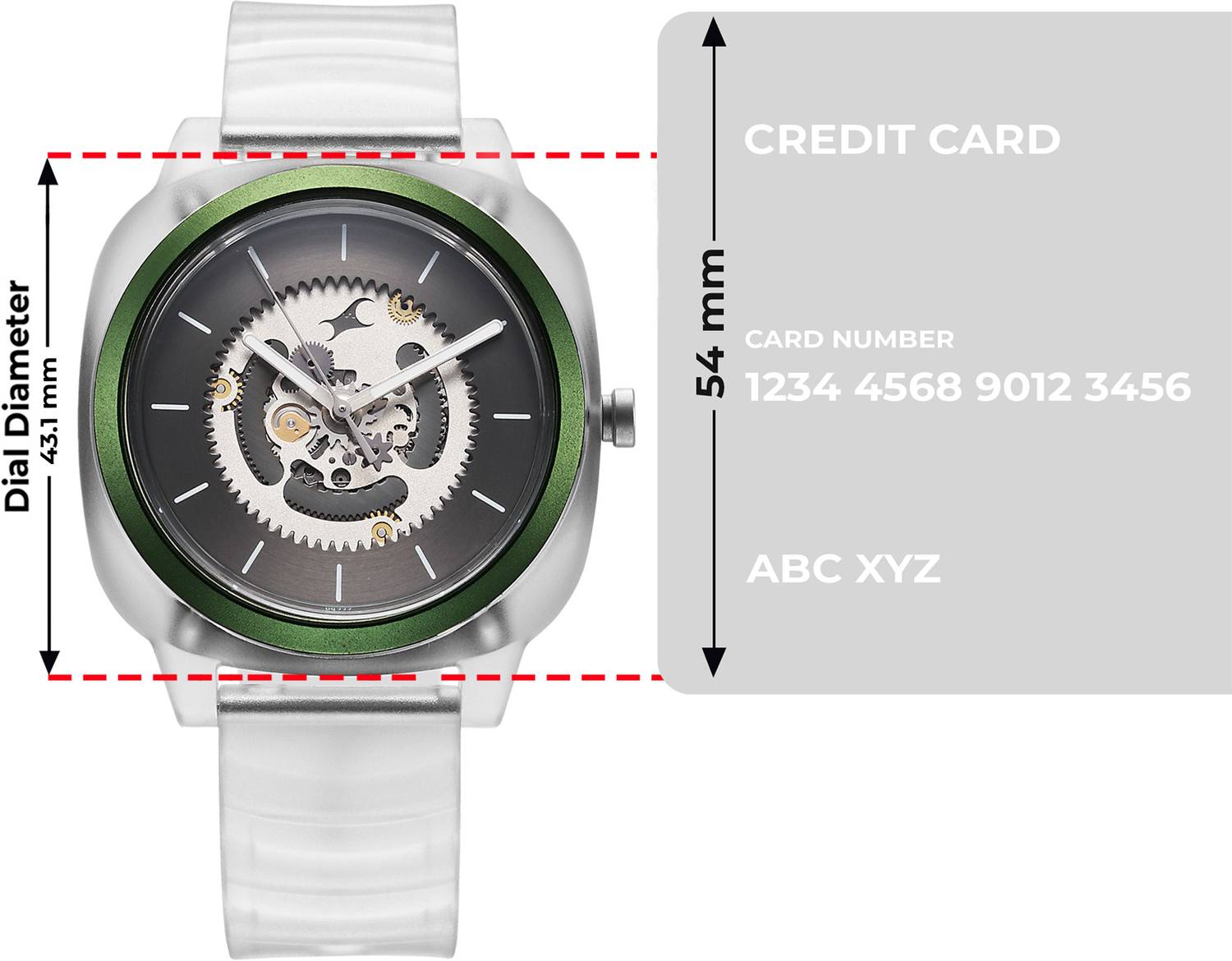 Fastrack Hype Transparent Bare Analog Watch - Image 4