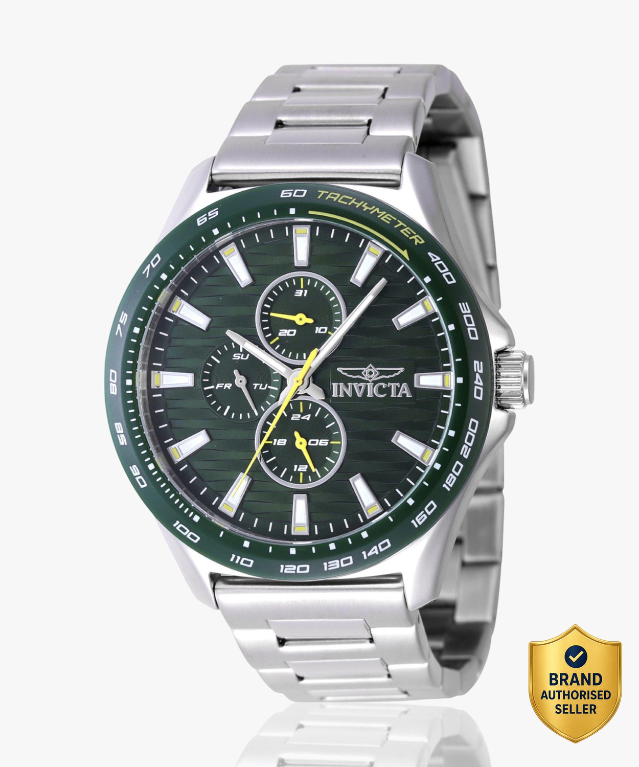 Image of INVICTA 47549 Invicta Racing Green Dial Analog Watch - For Men