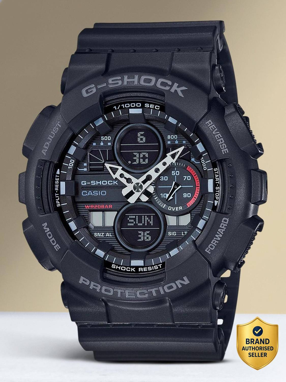 Casio GA-140-1A1DR G-SHOCK Black Analog-Digital Watch