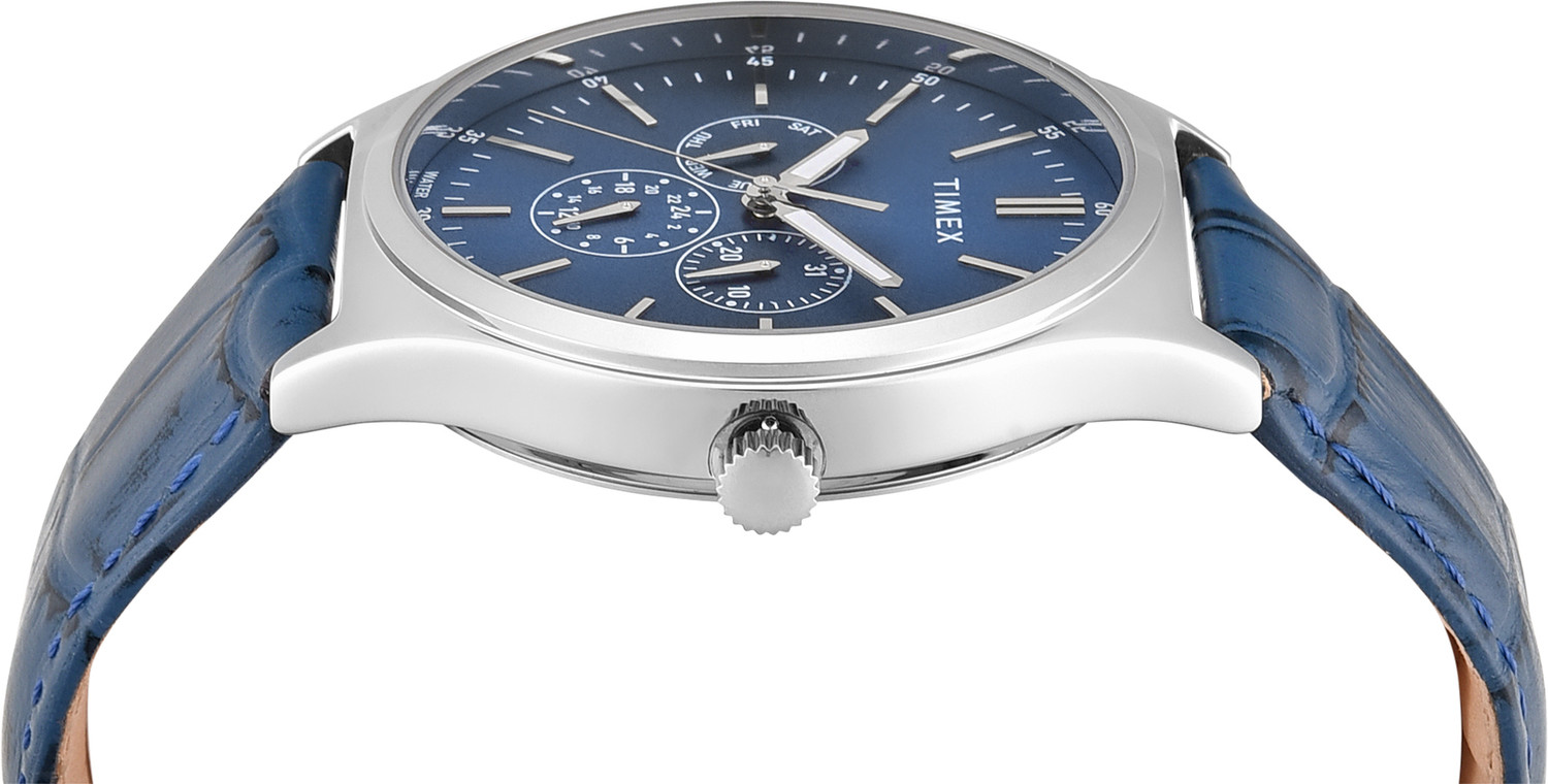 Image of TIMEX Multifunction Blue Dial Analog Watch - For Men