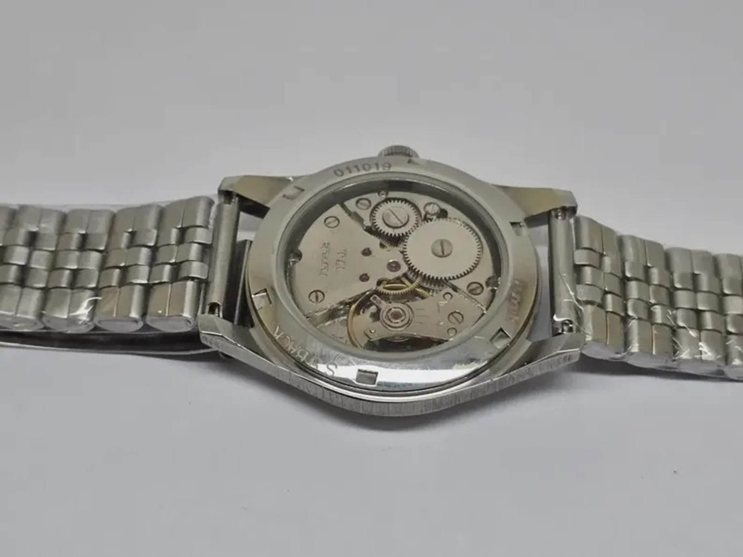 Image of TimeNest Classic | Dress | Formal | Luxury Vintage HMT Janta Mechanical Watch | Hand-Winding Silver Dial Analog Watch - For Men