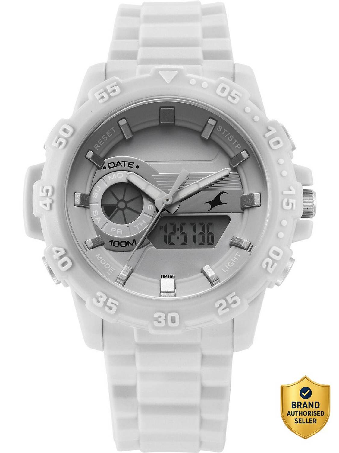 Fastrack Streetline 3.0 Ana-Digi Lavender Dial Watch