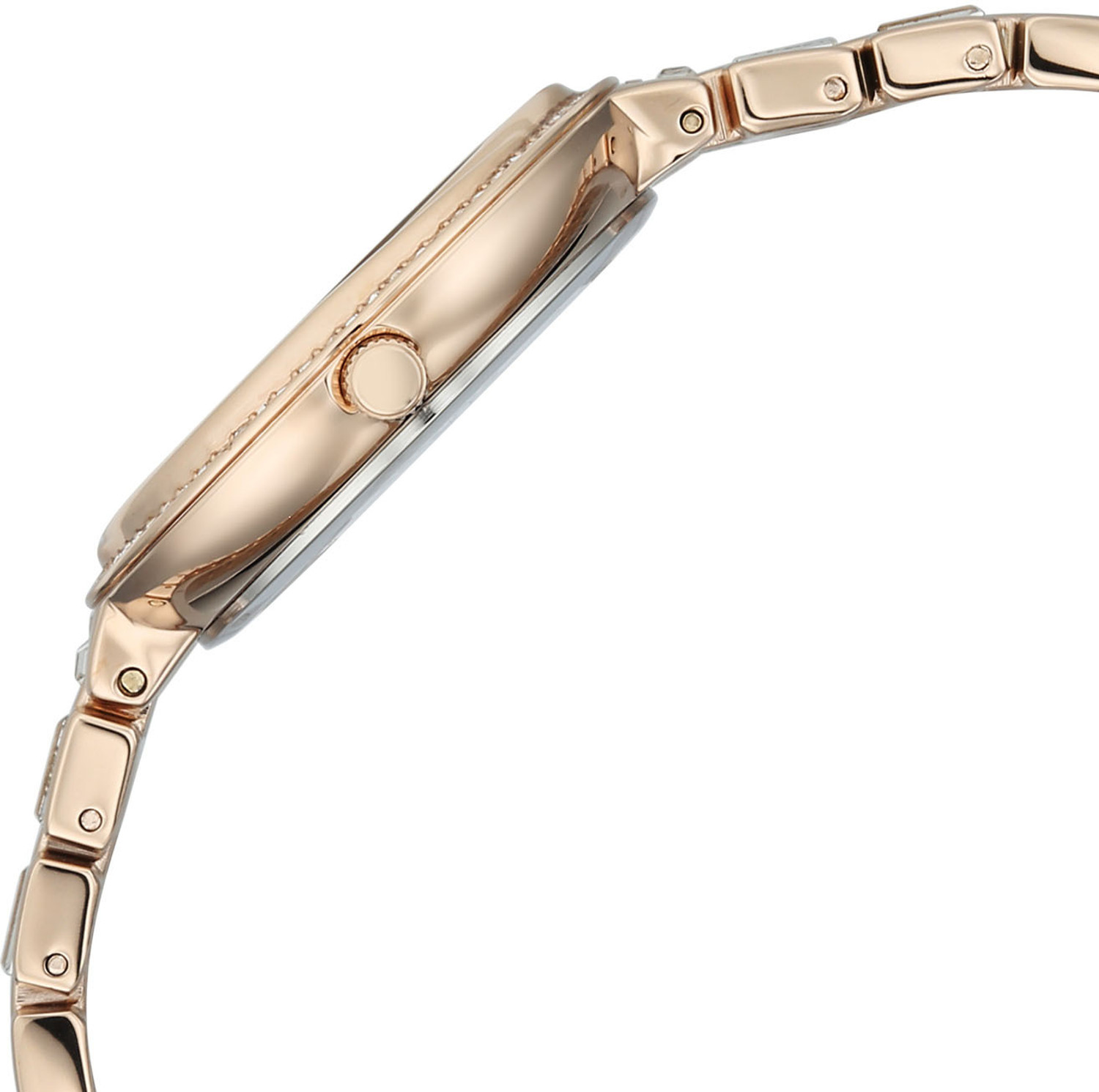 Image of Titan Raga Spotlight 2.0 Raga Spotlight 2.0 3Hands Silver Dial Rose Gold Strap Analog Watch - For Women