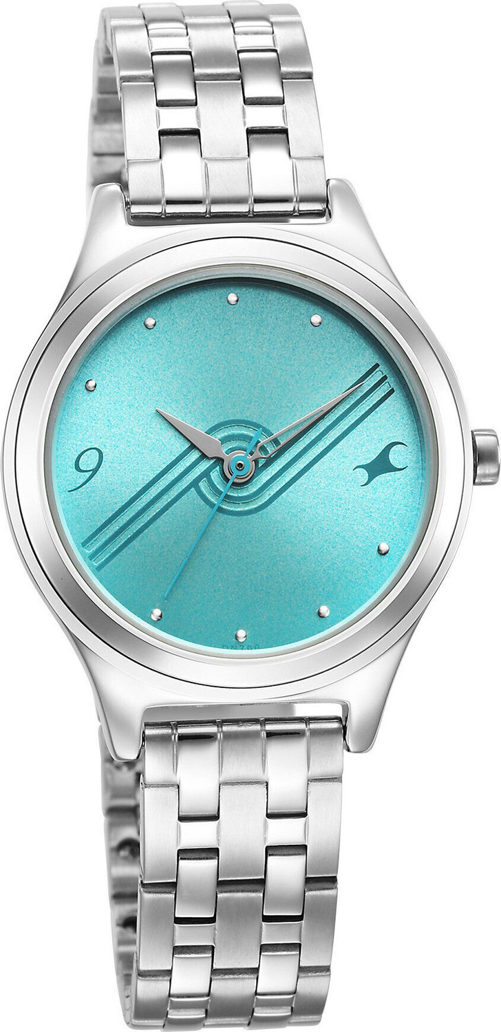 Image of Fastrack Stunners 6.0 Fastrack Stunners Blue Dial Silver Metal Strap Analog Watch - For Girls