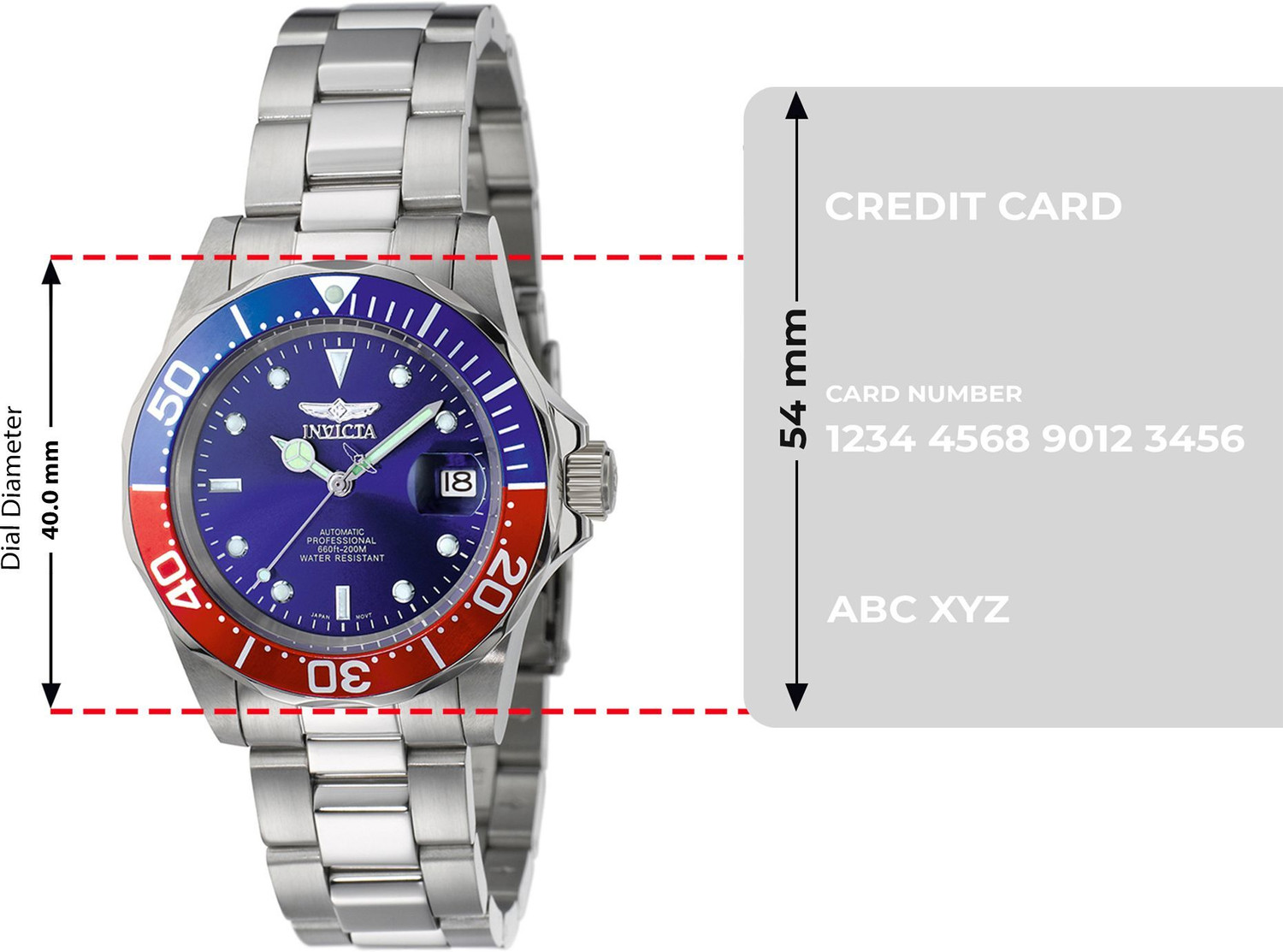 Image of INVICTA 5053 Pro Diver Automatic Blue Dial Analog Watch - For Men
