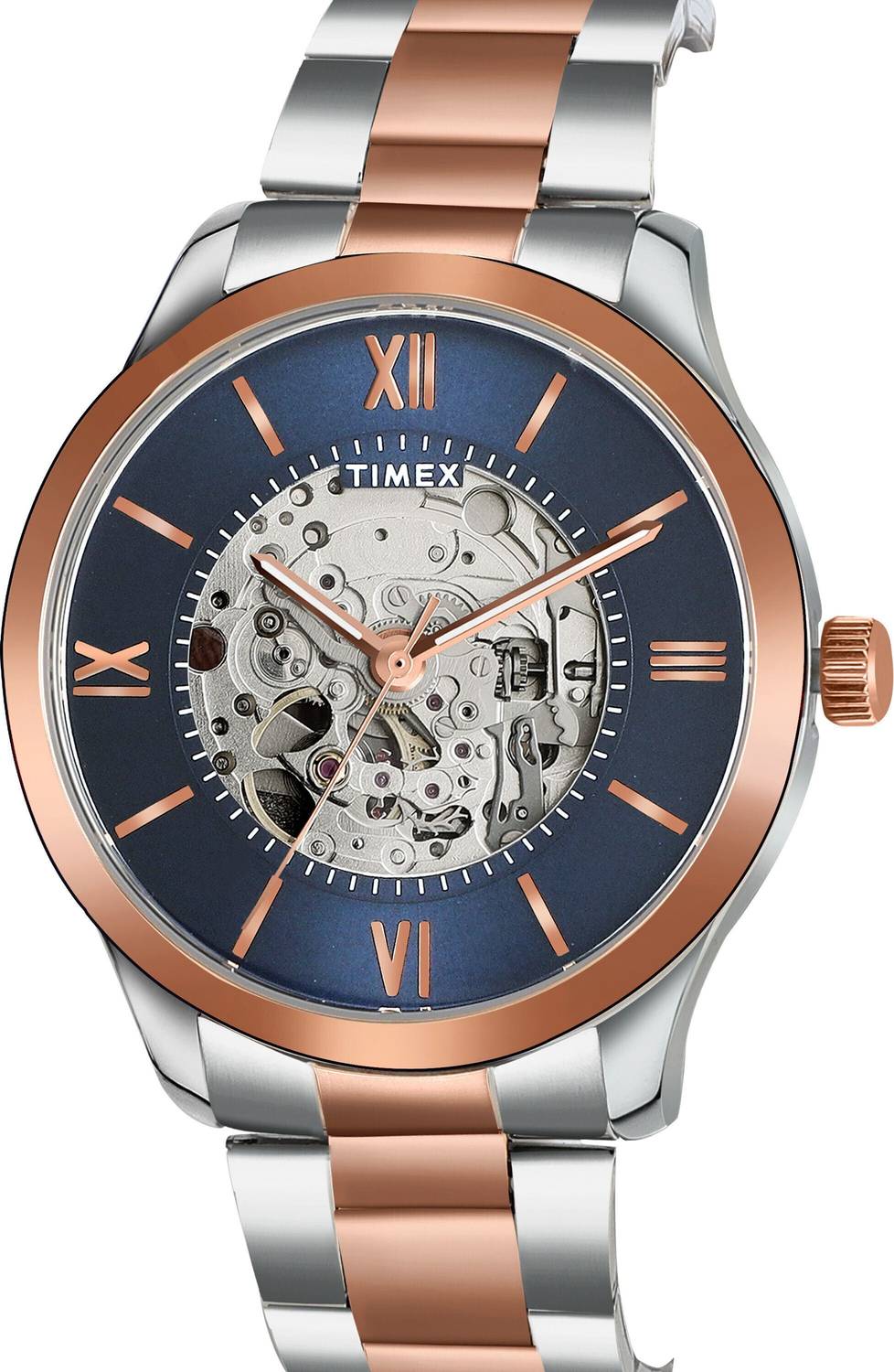 TIMEX Automatic Blue Dial Analog Watch - For Men - Image 3