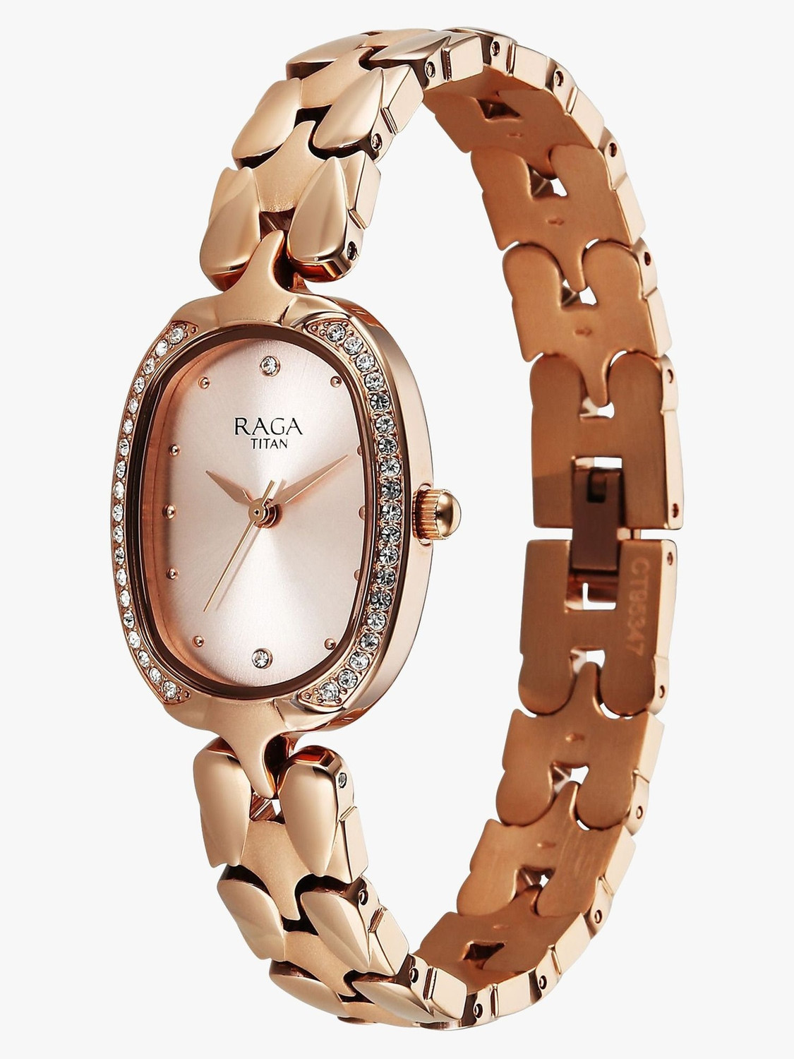Image of Titan Raga Showstopper 4.0 Titan Raga Showstopper 4.0 Quartz Rgold SHAPED Dial Women's Watch / Analog Watch - For Women
