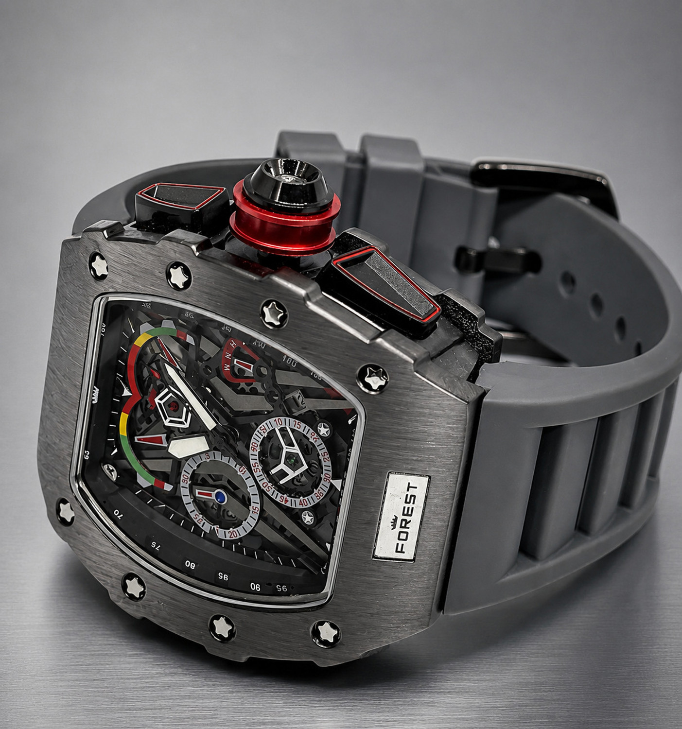 Image of JDLE MY STYLE Men's Sports Analog Wrist Watch with Silicone Strap Stylish Watch Men's Sports Analog Wrist Watch with Silicone Strap Stylish Watch Analog Watch - For Men