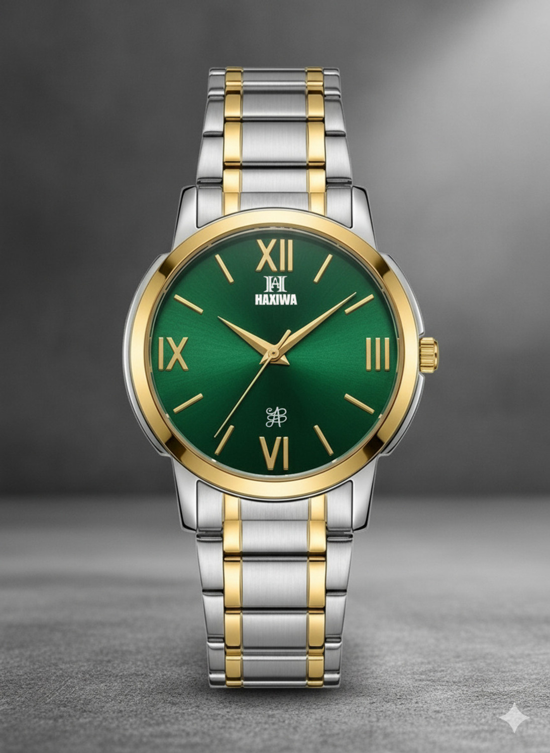 Image of Haxiwa Green dial Maha vastu X18 Analog Watch - For Men