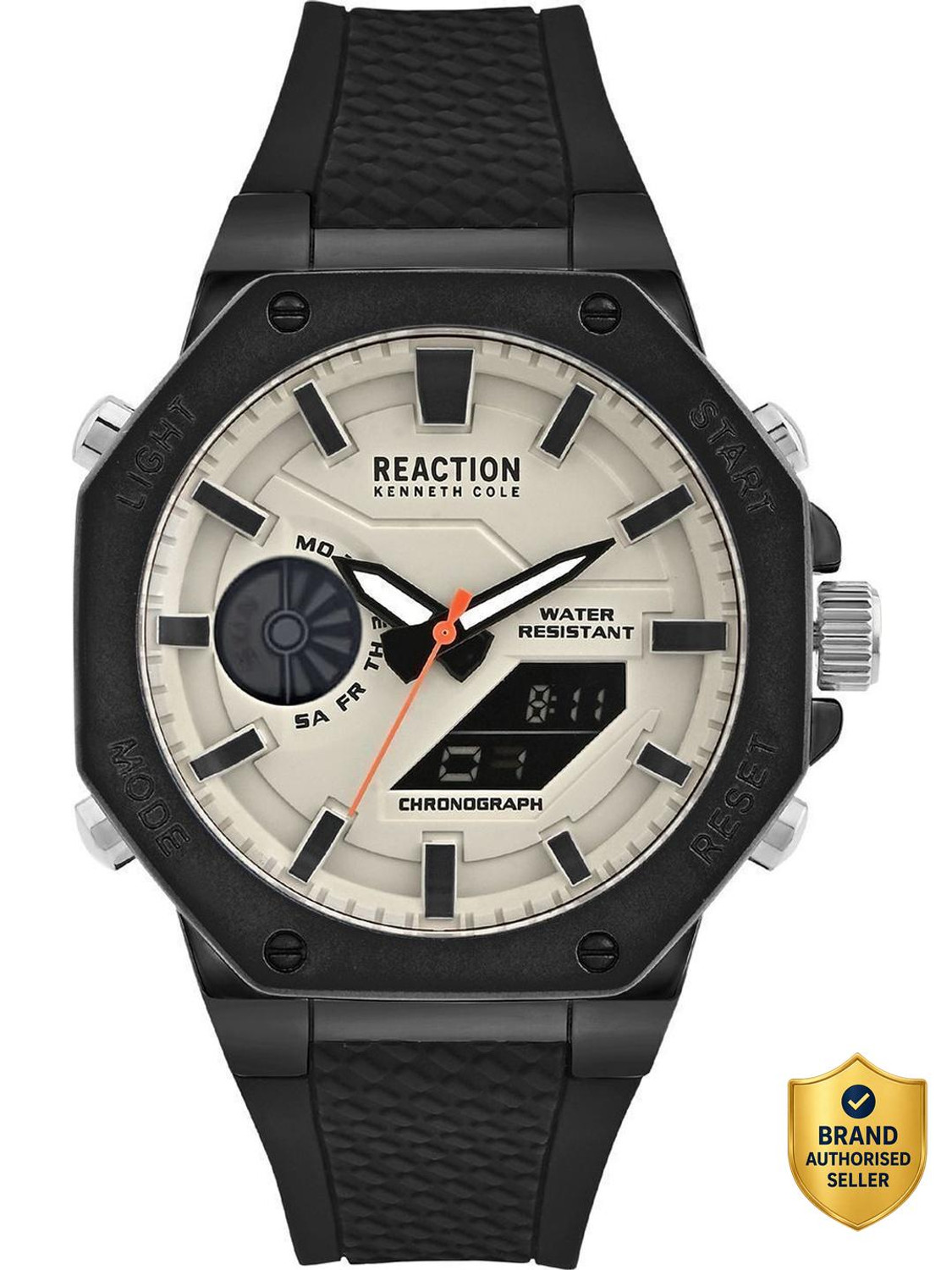 Image of Kenneth Cole Reaction Digi-Analog Grey Dial Men's Watch Analog-Digital Watch - For Men