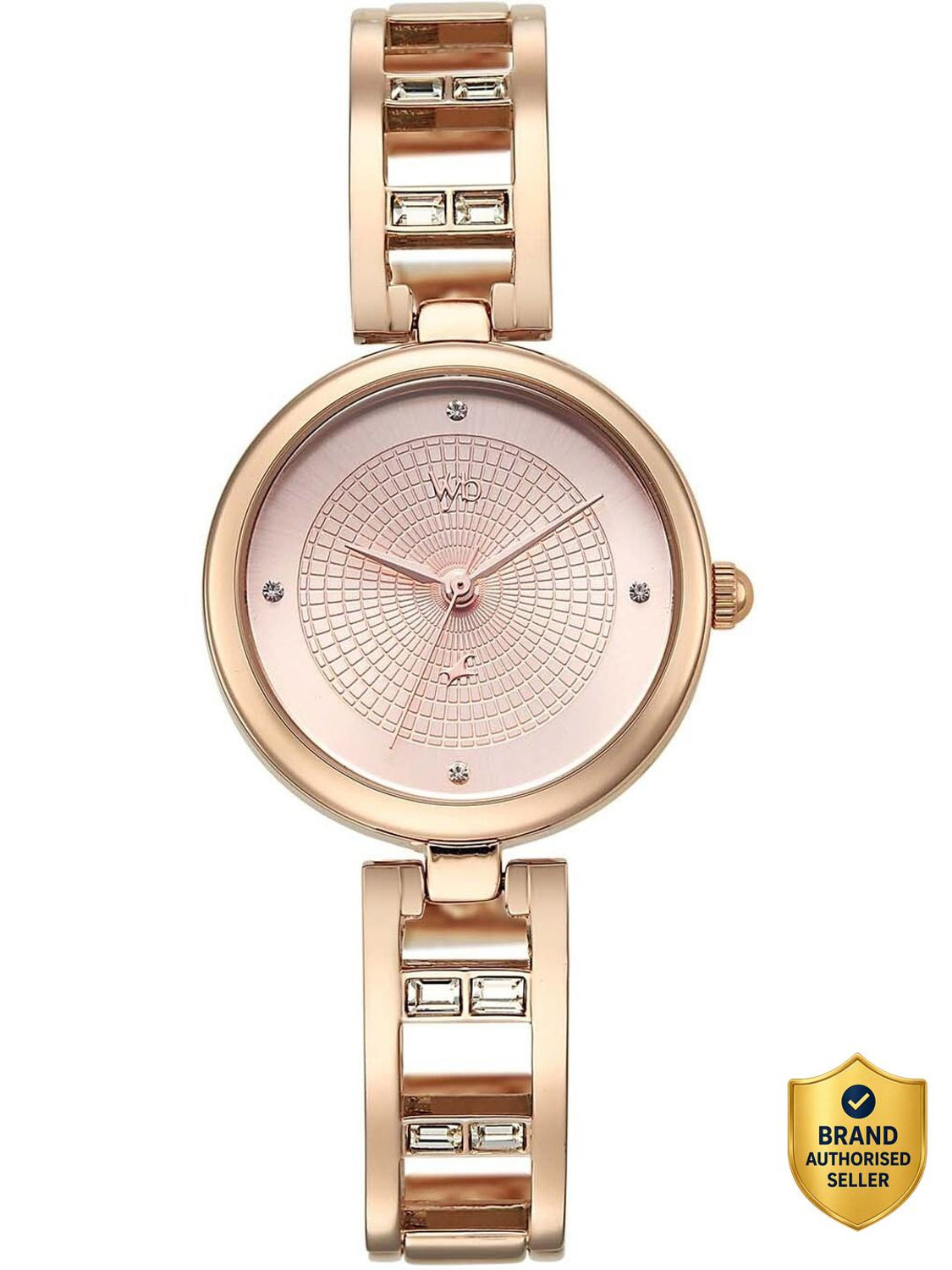 Image of Fastrack Fastrack Vyb Seeker Fastrack Vyb Seeker Quartz Rose Gold Dial Rose Gold Alloy Strap Analog Watch - For Women