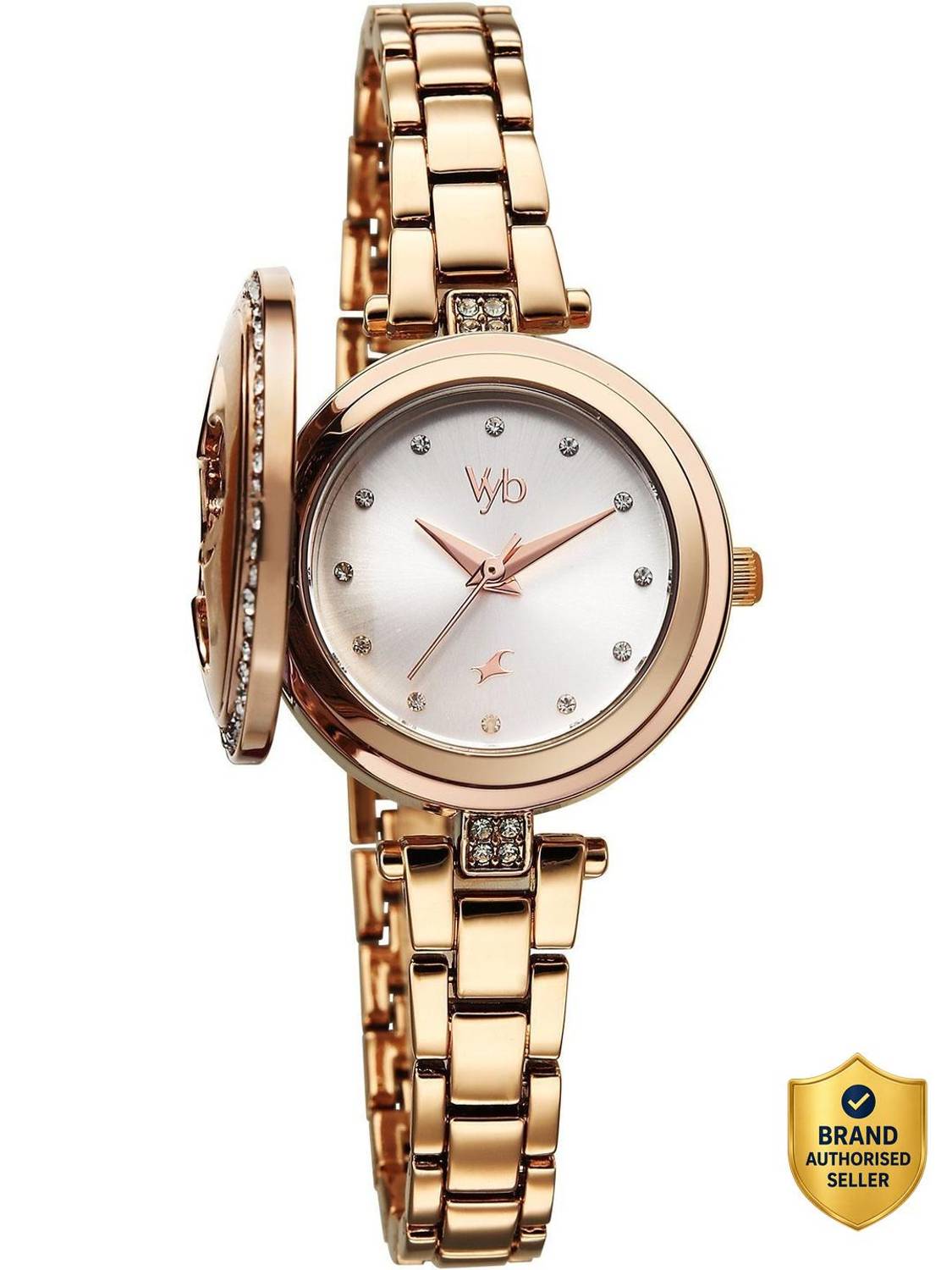 Fastrack Vyb Eclipse Quartz White Dial Women's Watch