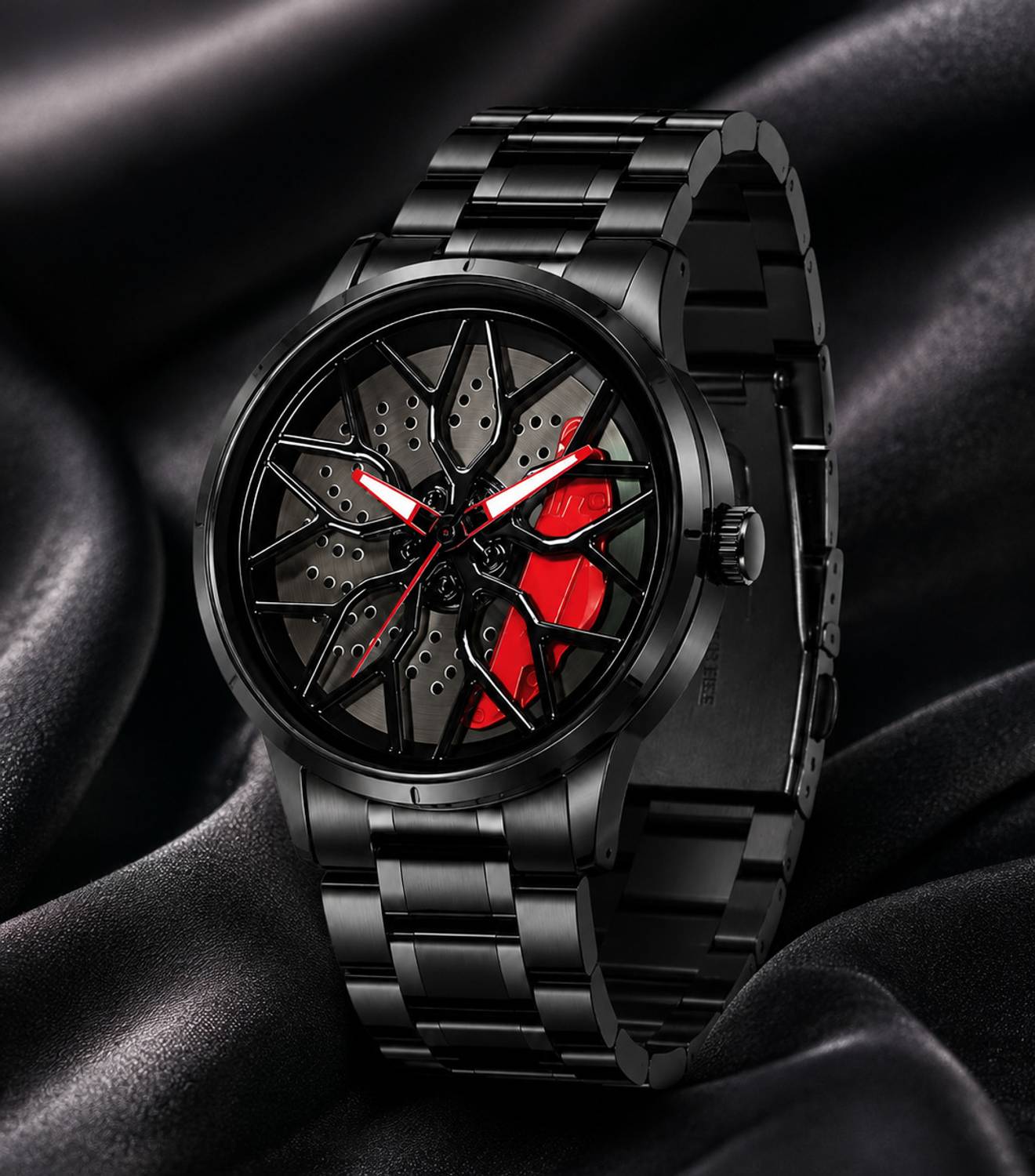 Anandani Trendy Mens Wrist Watch (Spinning Wheel Dail Luxury Stainless Steal Watch Trendy Mens Wrist Watch (Spinning Wheel Dail Luxury Stainless Steal Watch Analog Watch  - For Men