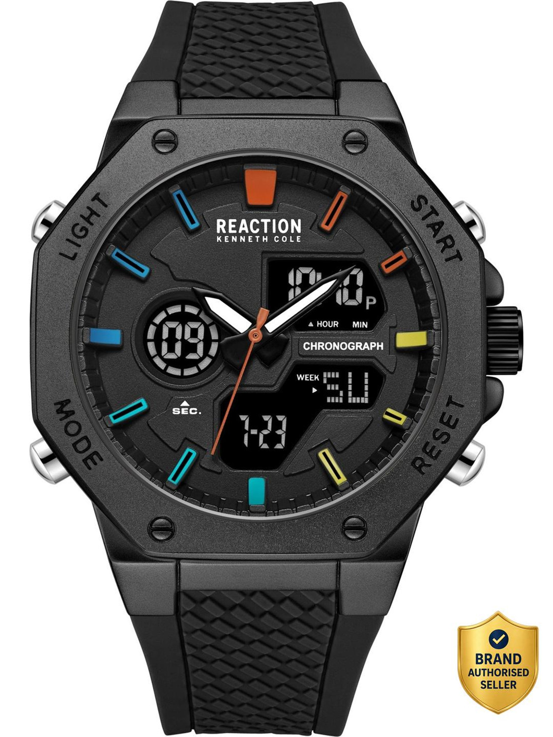 Image of Kenneth Cole Reaction Analog-Digital Watch - For Men