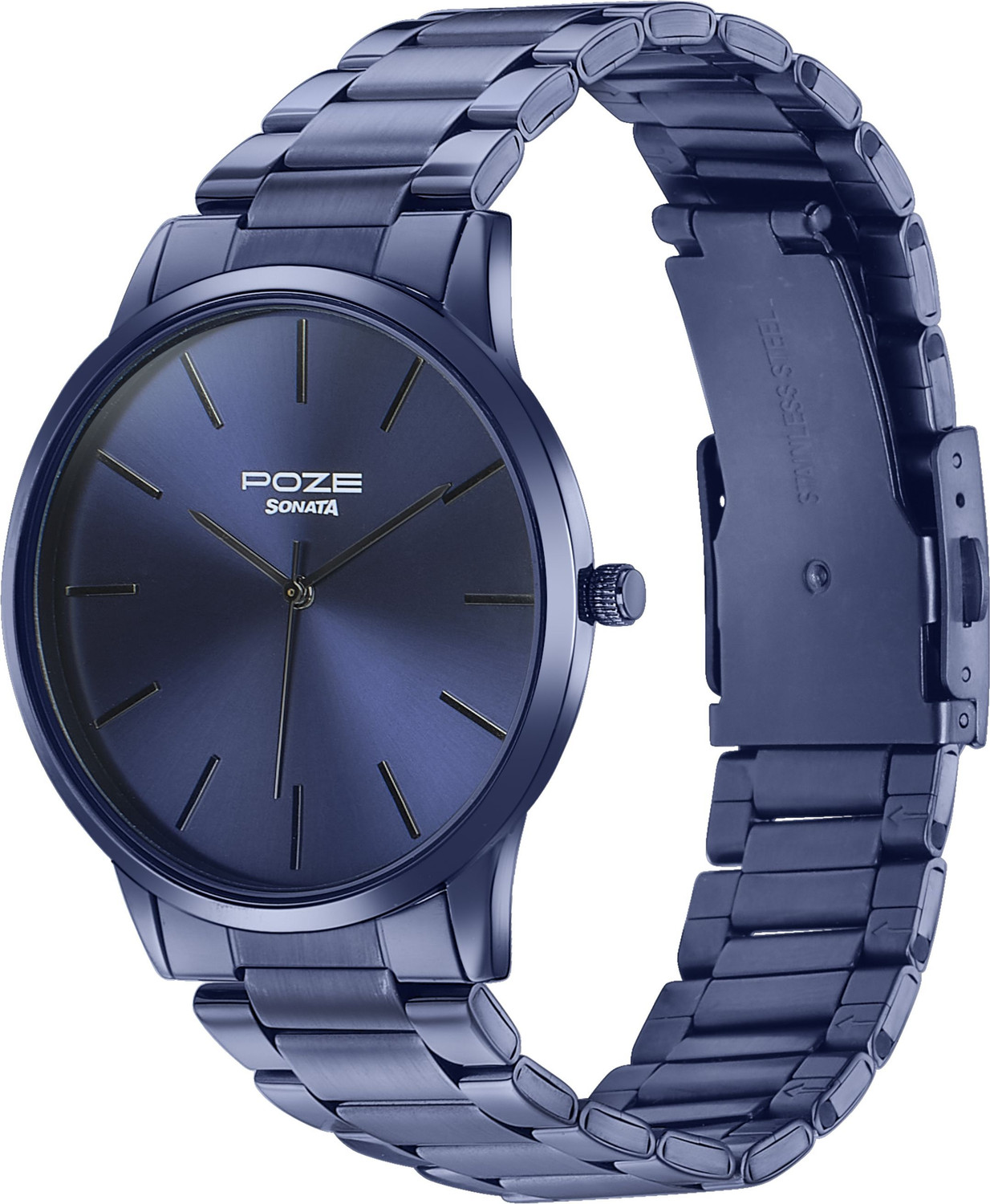 Image of SONATA Poze - Metal Analog Watch - For Men