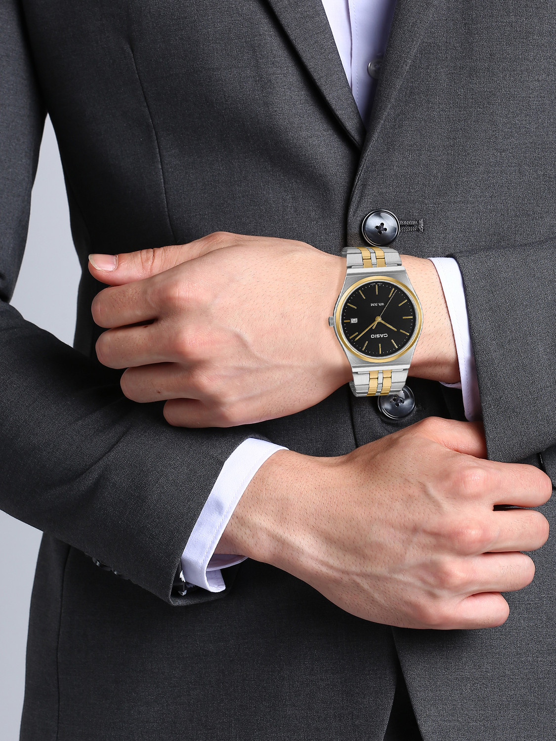 Image of CASIO MTP-B145SG-1AVDF ENTICER MEN Analog Watch - For Men