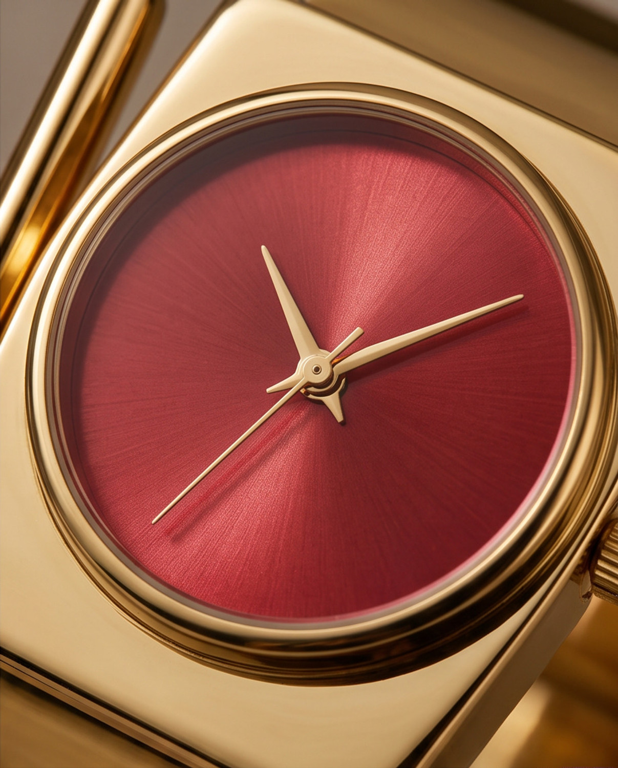 Image of OCEANIA HUB Ruby Luxe Cuff Watch Bracelet Watch / Cuff Watch / Fashion Watch Analog Watch - For Girls