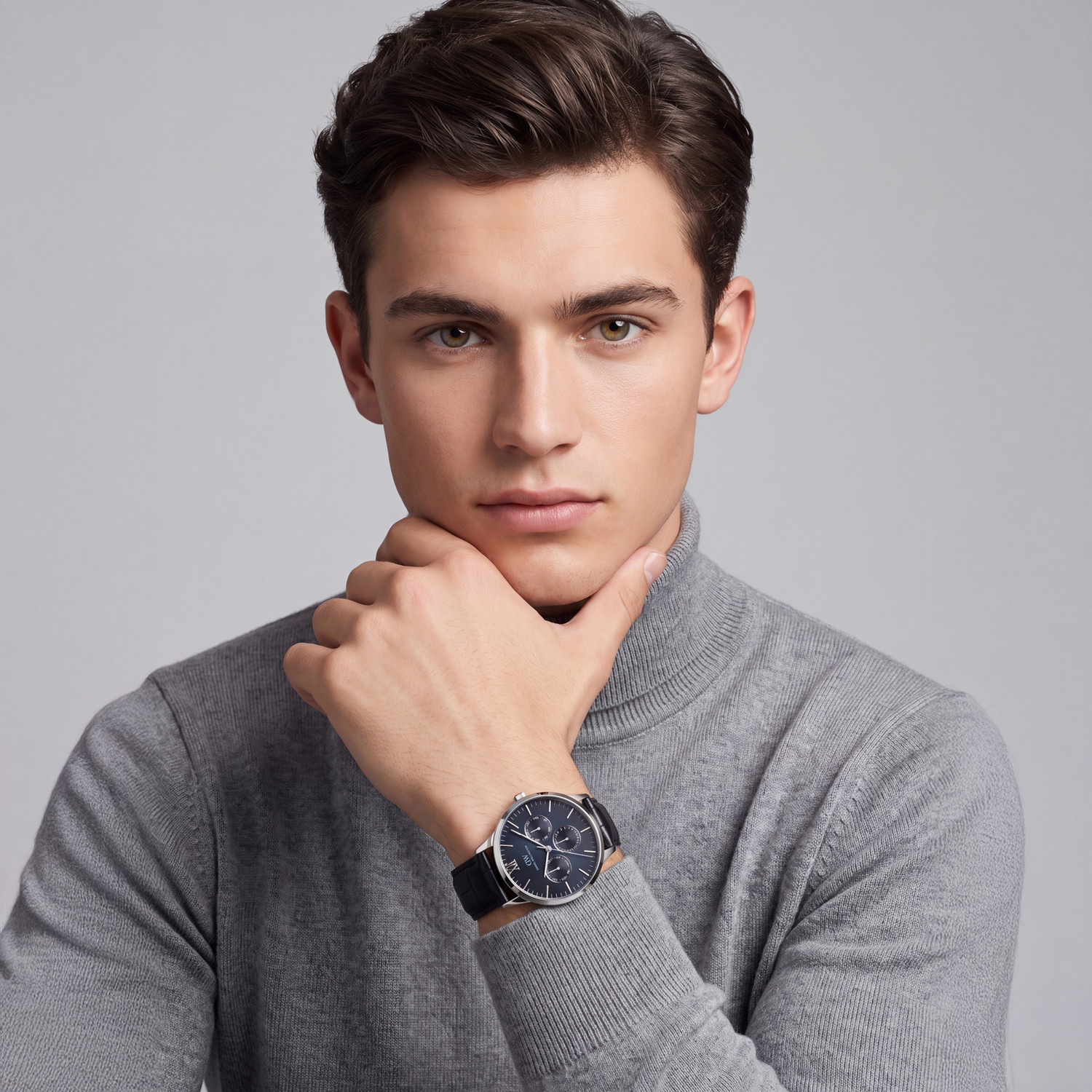 Image of DANIEL WELLINGTON DW0DG2400 Round 41mm Teal Dial Analog Watch - For Men