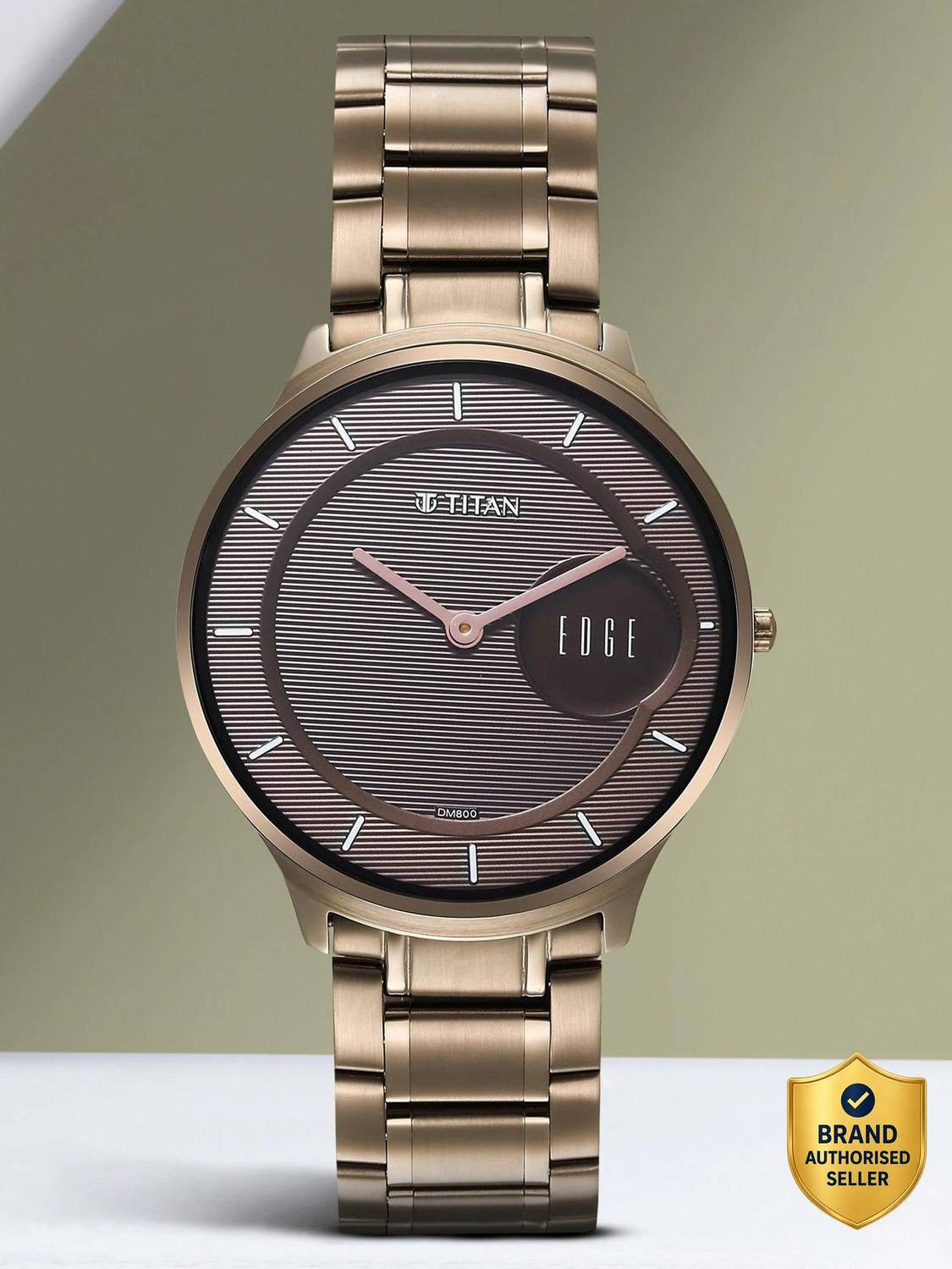 Titan Titan Edge Metal II Titan Edge Brown Dial Brown & Matte
