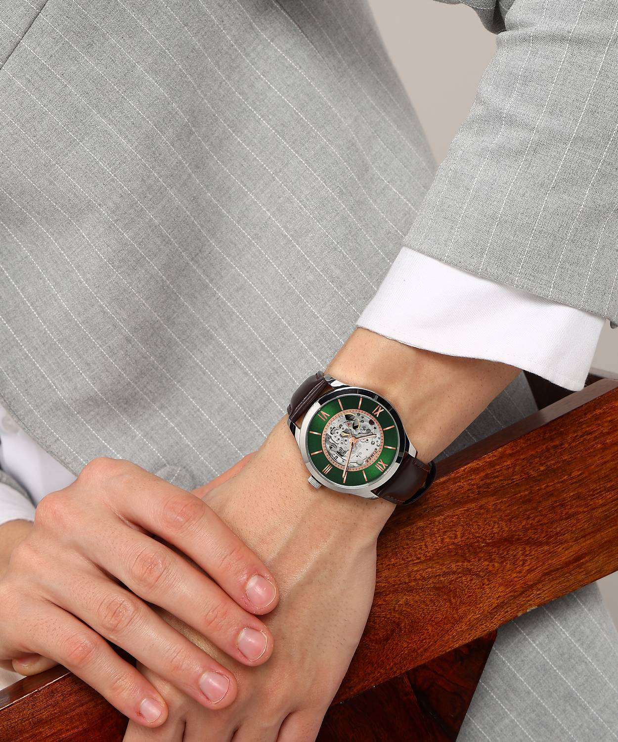 TIMEX TWEG208SMU06 Green Dial Men's Watch - Image 3