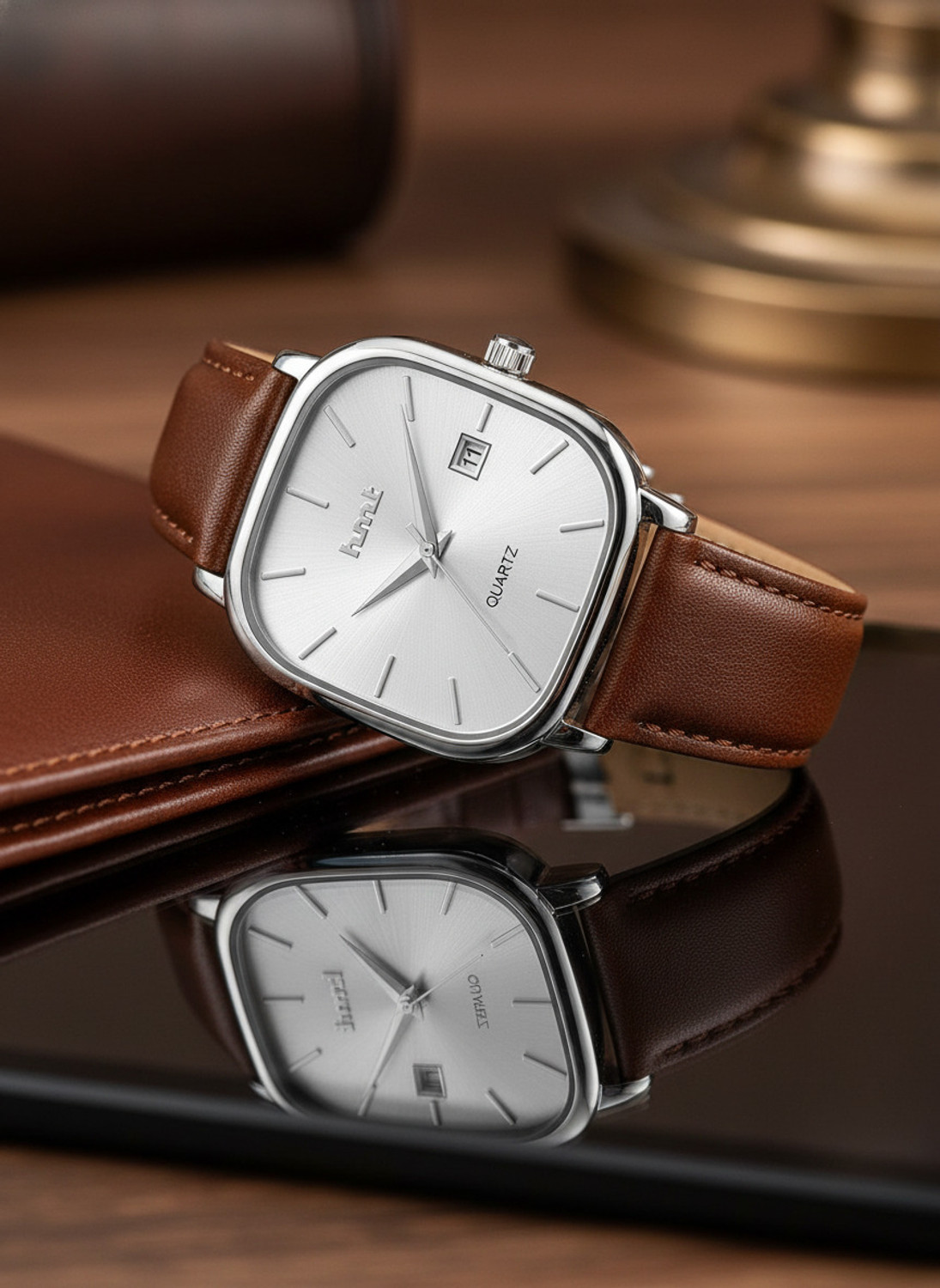 Image of hmt QUARTZ Exclusive Silver Dial Water Resistance Classic Premium Analog Watch For Boy Analog Watch - For Men