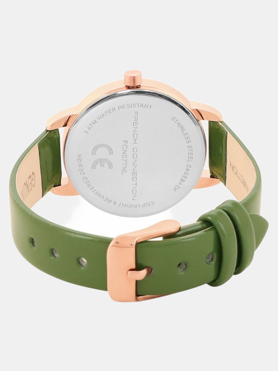 Image of French Connection Astral Astral Sunray Green Round Dial | Analog Watch for Women's | FCN077NL Analog Watch - For Women
