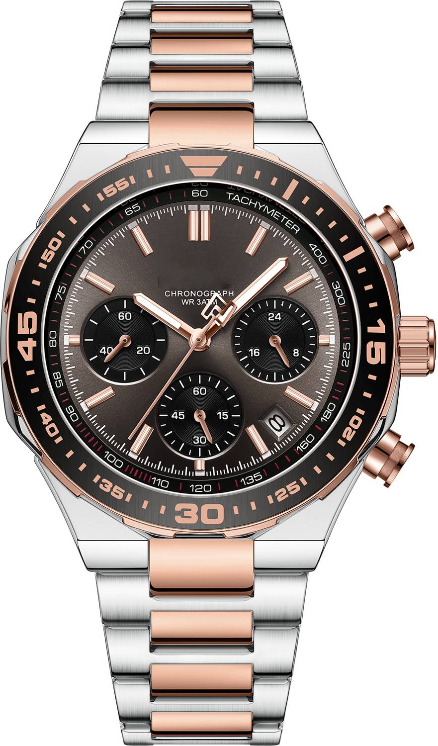 Alix Unique Charm Multifunctional Dial Luminous Waterproof High-Quality Quartz Analog Watch - For Men
