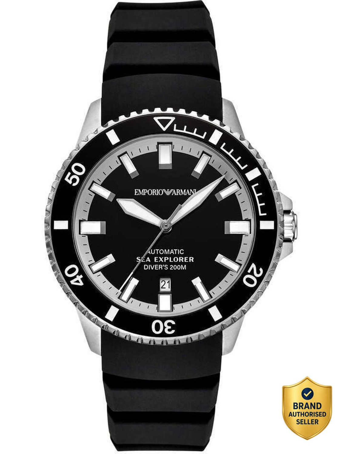 Image of EMPORIO ARMANI Sea Explorer Analog Watch - For Men AR60086