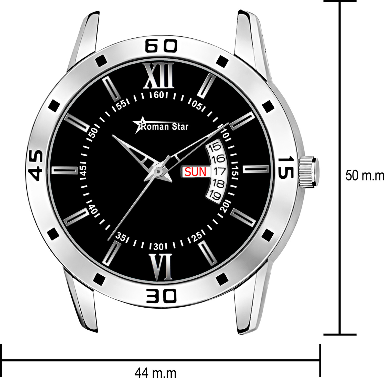 Image of Roman Star Analog Watch - For Men