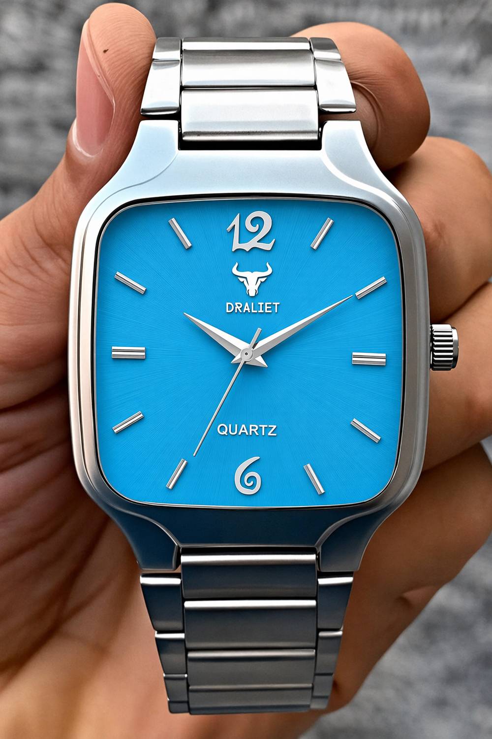 DRALIET LCS-4297 Elegant Series Square Quartz Watch - Image 4