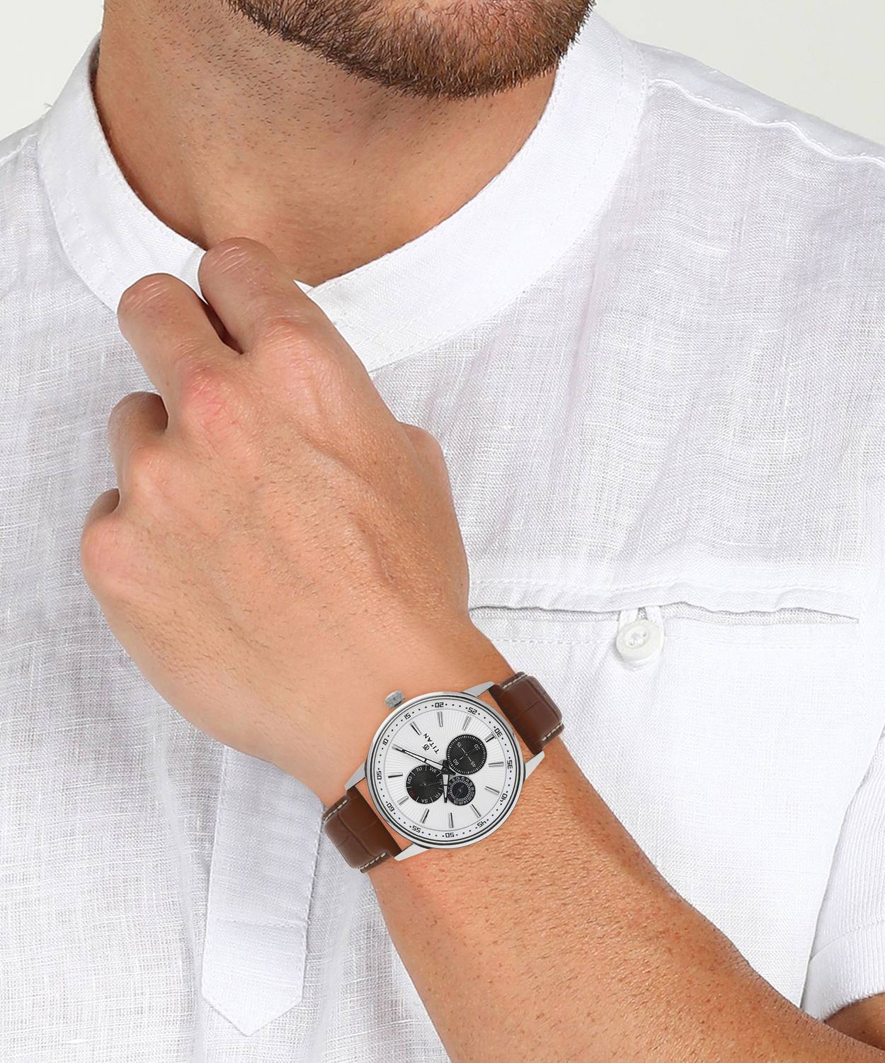 Titan NP9441SL01 Analog Watch - Men - Image 3