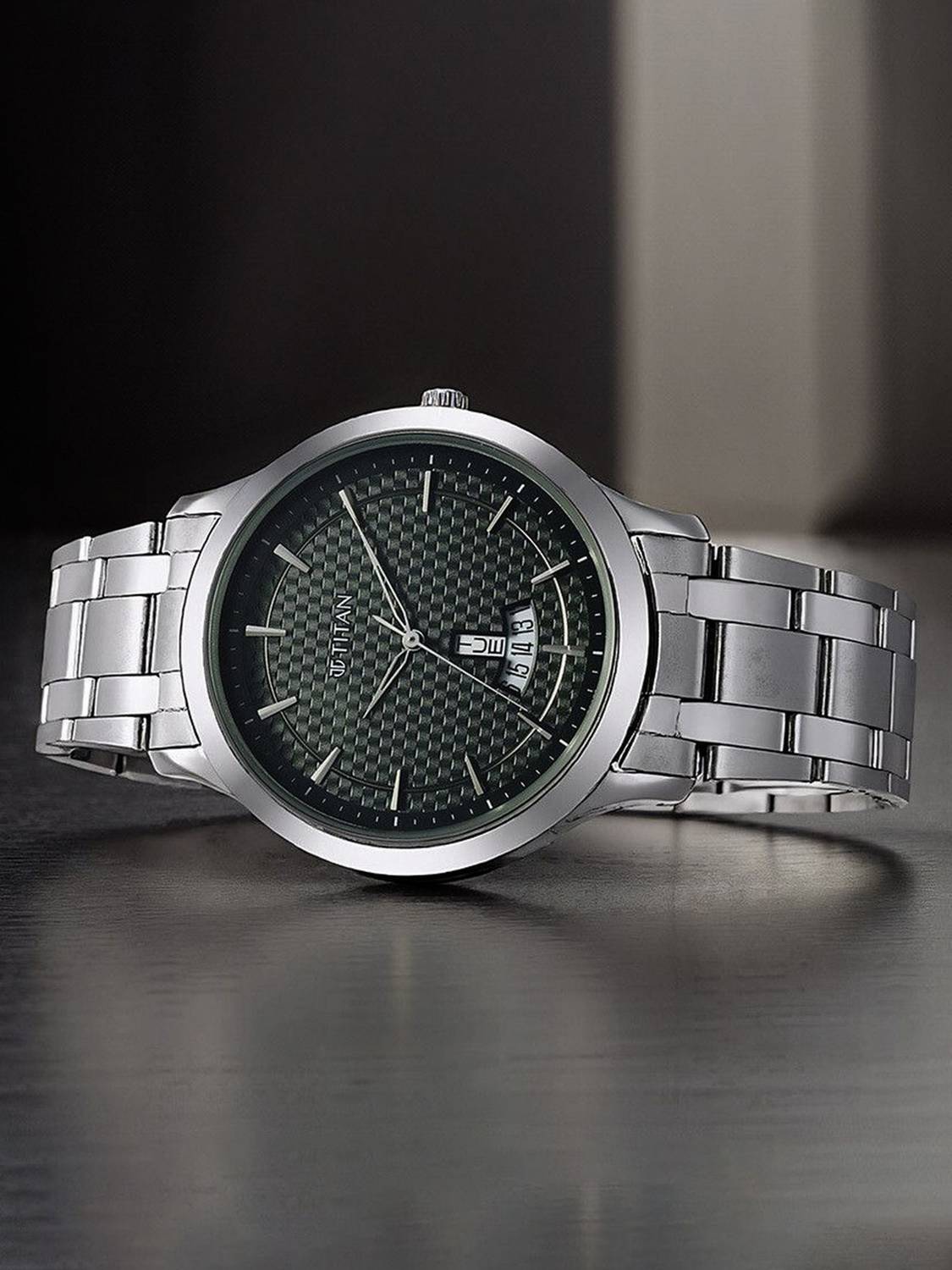 Titan Karishma Radiance-2.0 Anthracite Green Dial Watch - Image 2