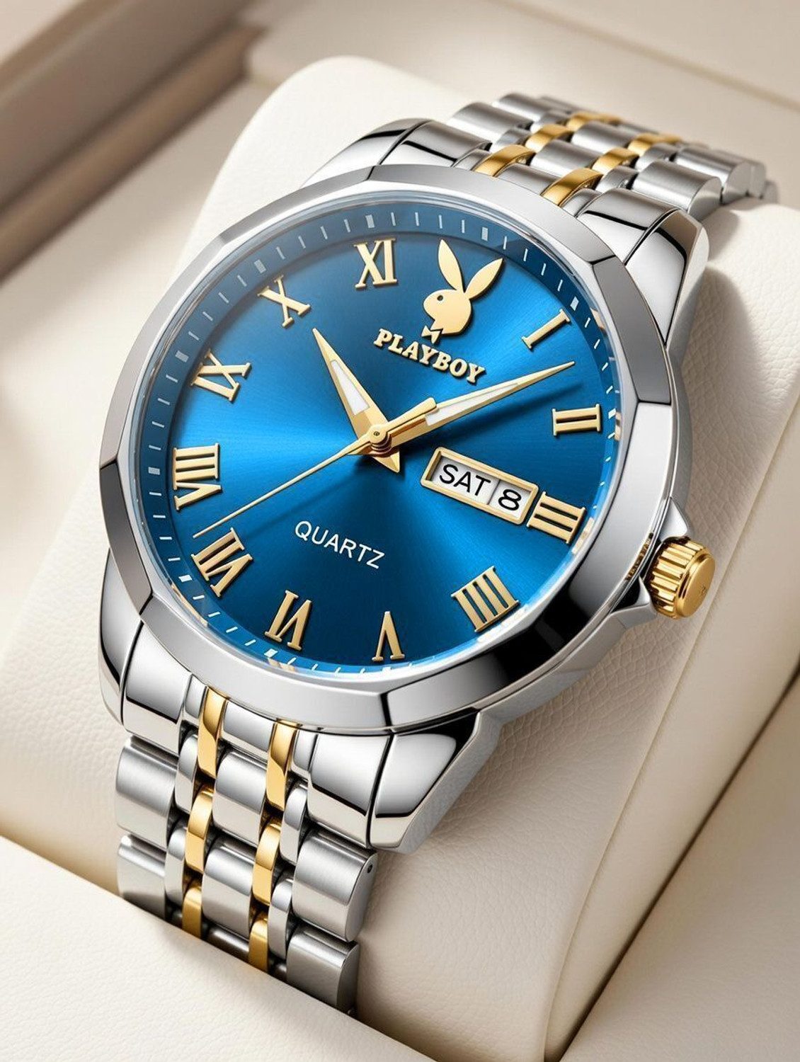 Image of PLAYBOY 3502 Luxury Business Casual Analog Watch - For Men