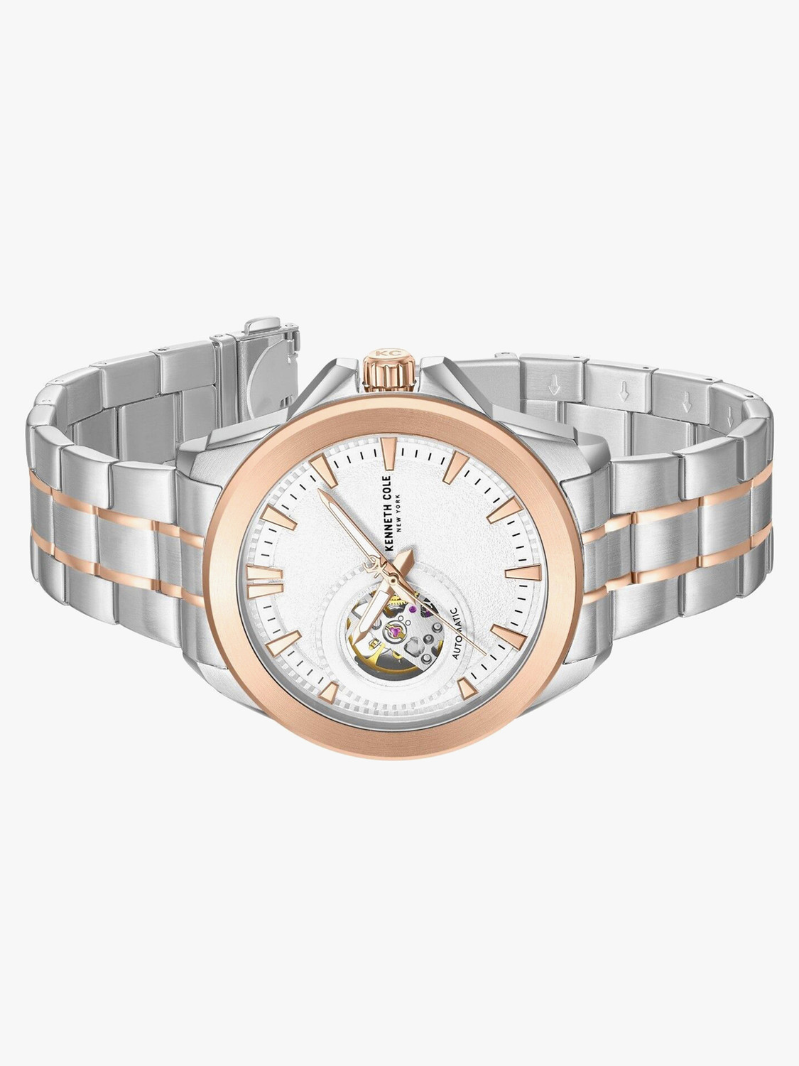 Image of Kenneth Cole Cole Special 2025 Automatic Rose Gold Round Dial Men's Watch / Analog Watch - For Men