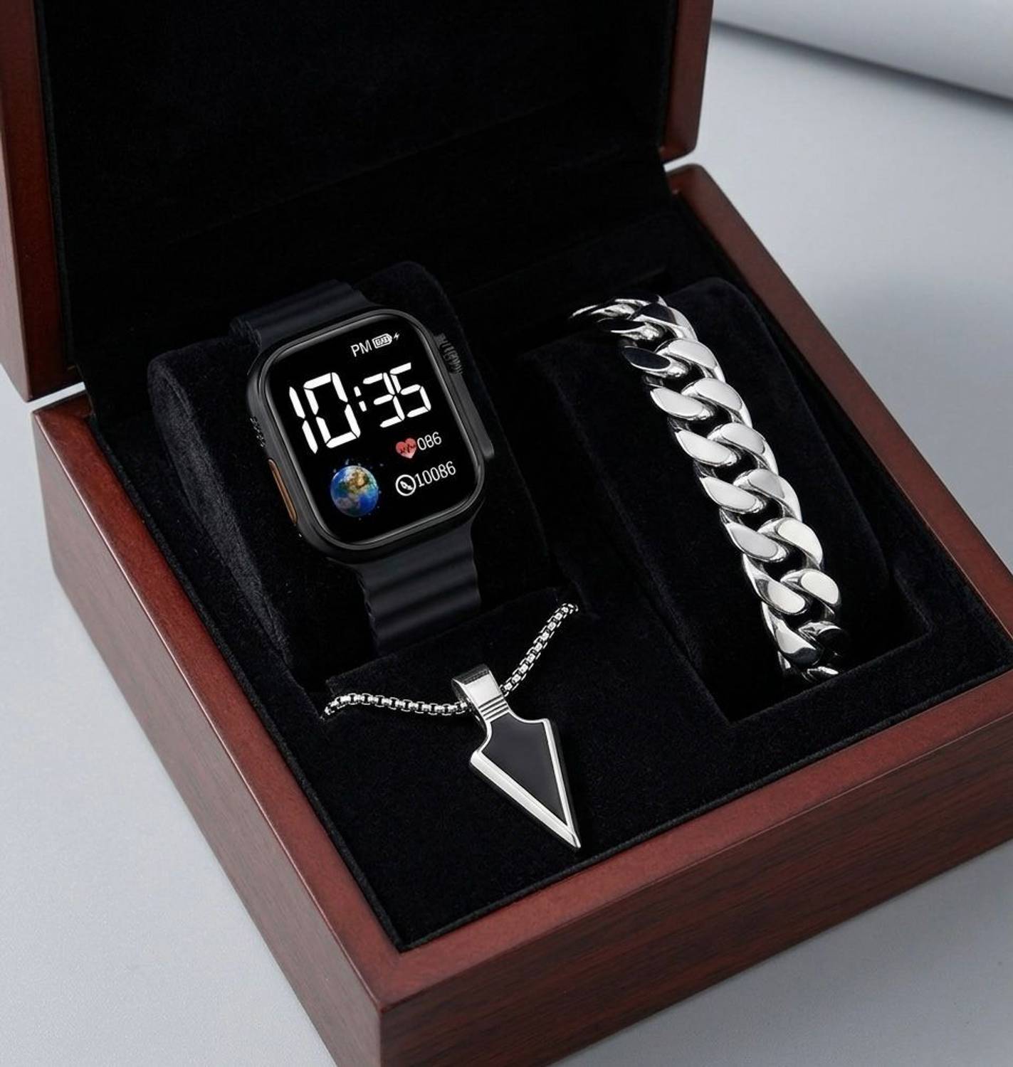 AJPAYONRA Unisex 16 Ultra Digital Watch Combo - Image 1