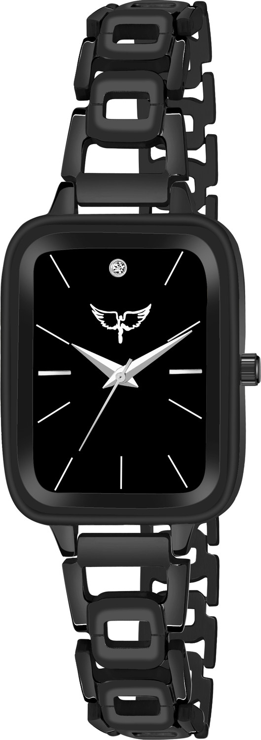Image of WHITE BIRD H 5092 Black H 5092 Analog Watch - For Women