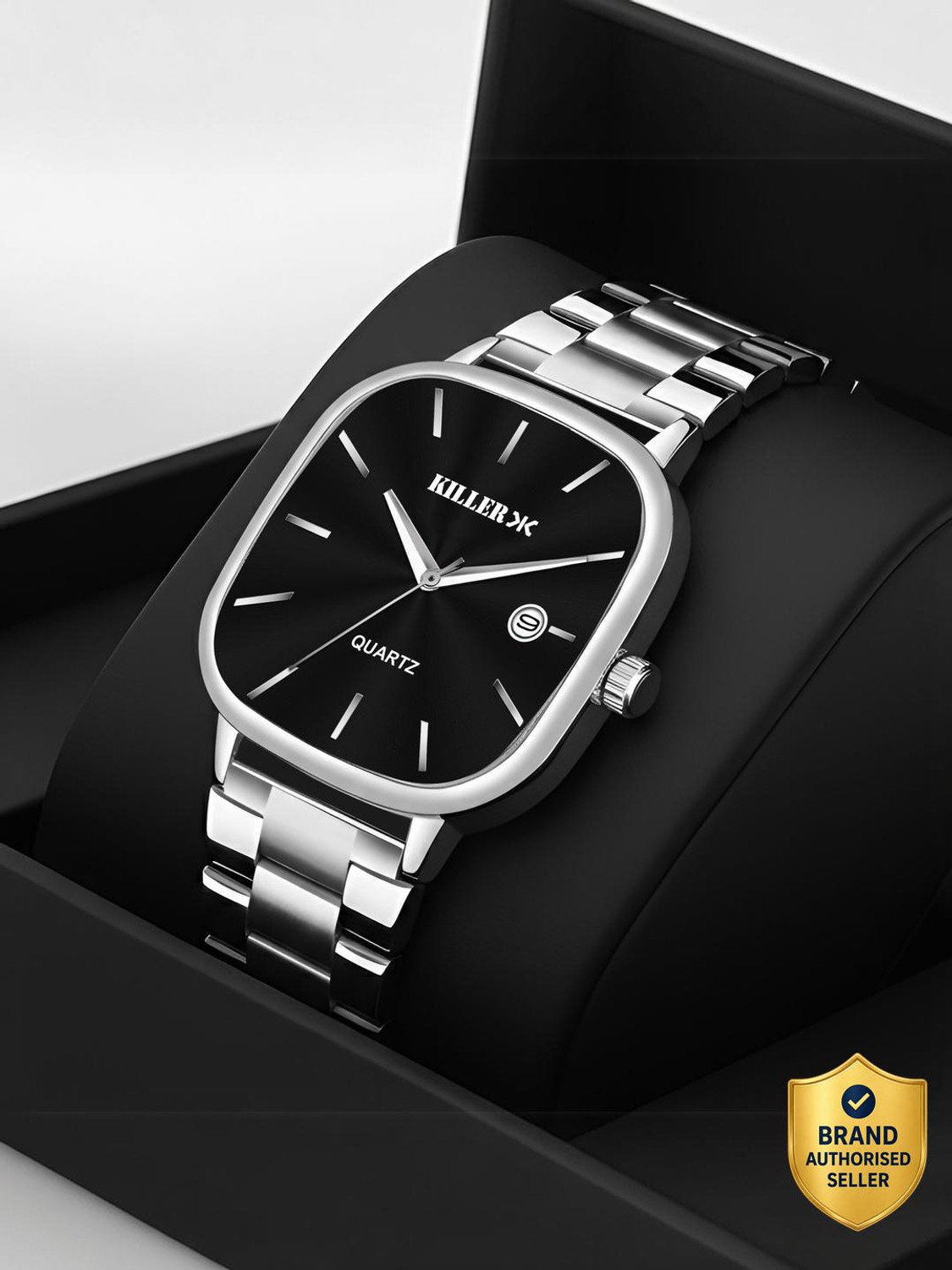 Image of KILLER UNISEX Date Function Working Free Size Adjutable Chain Lock Premium Quality UNISEX Date Function Working Free Size Adjutable Chain Lock Premium Quality Analog Watch - For Men
