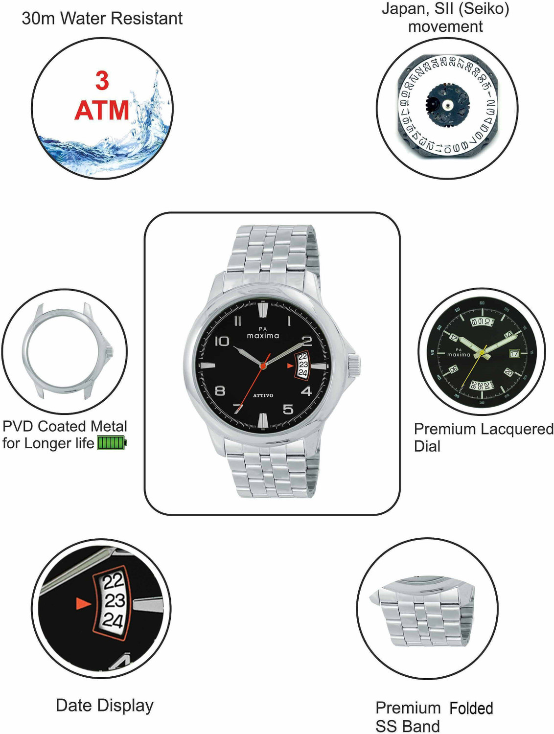 Image of MAXIMA Analog Watch - For Men
