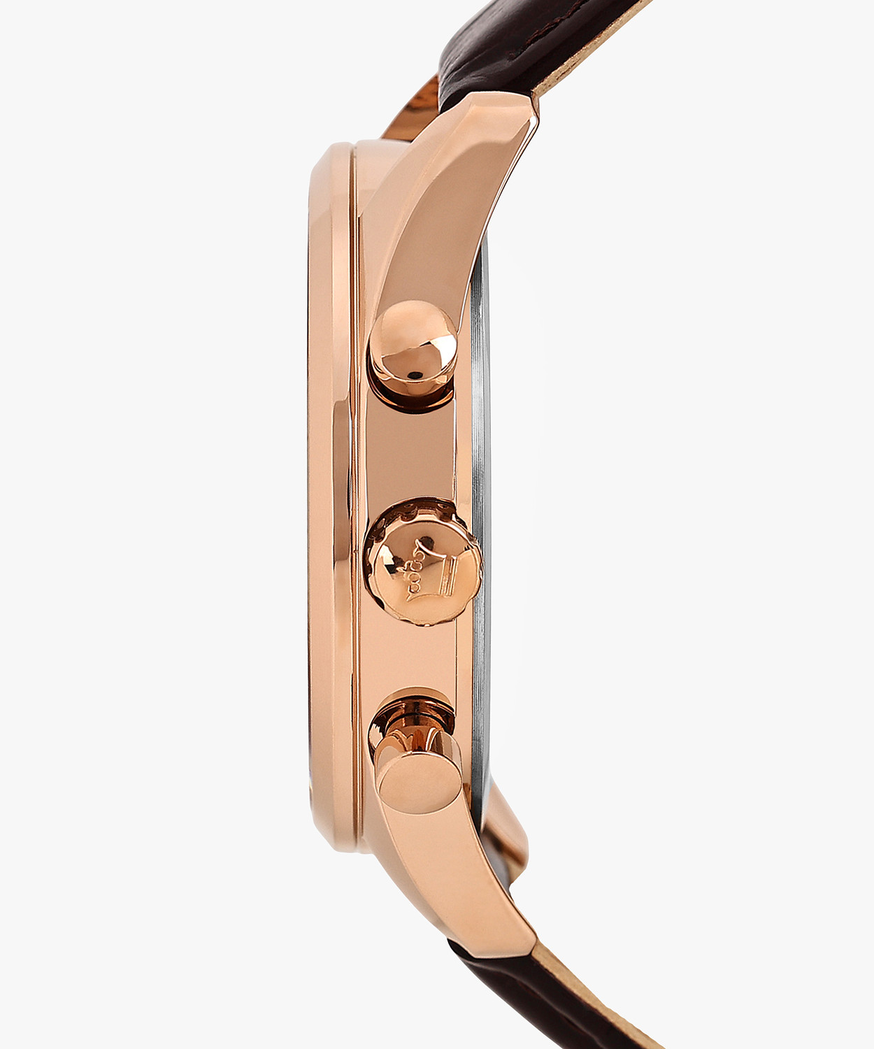 Image of Louis Philippe Chronograph Rose Gold Dial Analog Watch Analog Watch - For Men