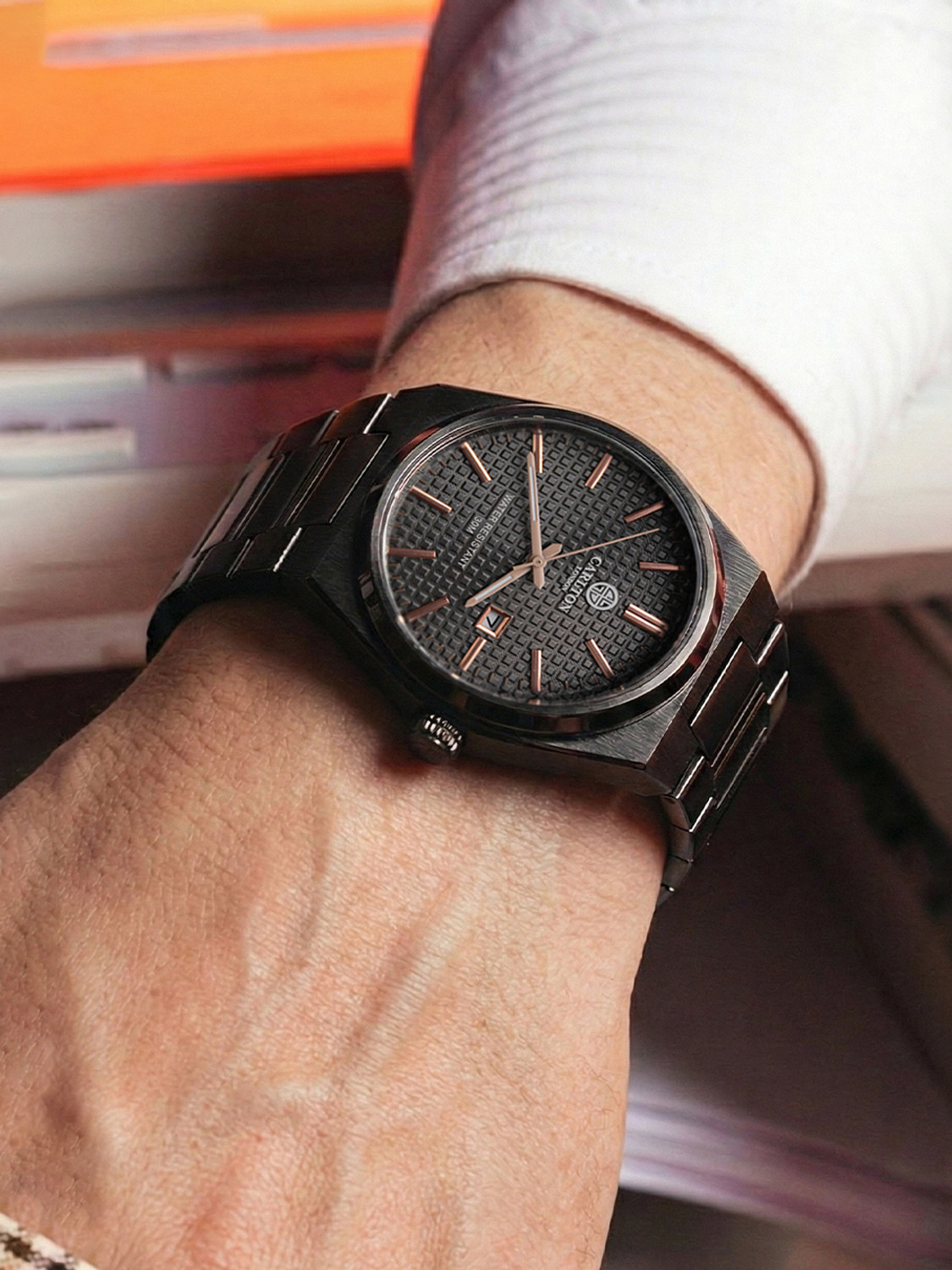 Image of CARLTON LONDON CLMWT-01 ALFRED Analog Watch - For Men