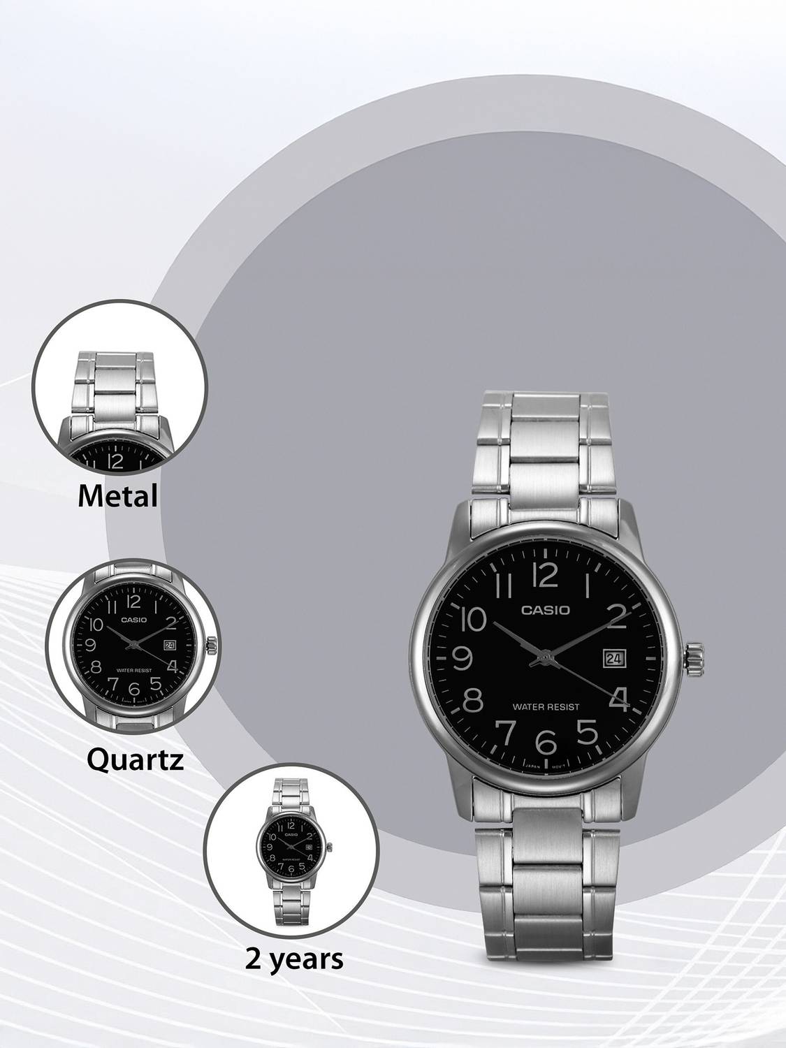 CASIO MTP-V002D-1BUDF Analog Watch - Men - Image 3