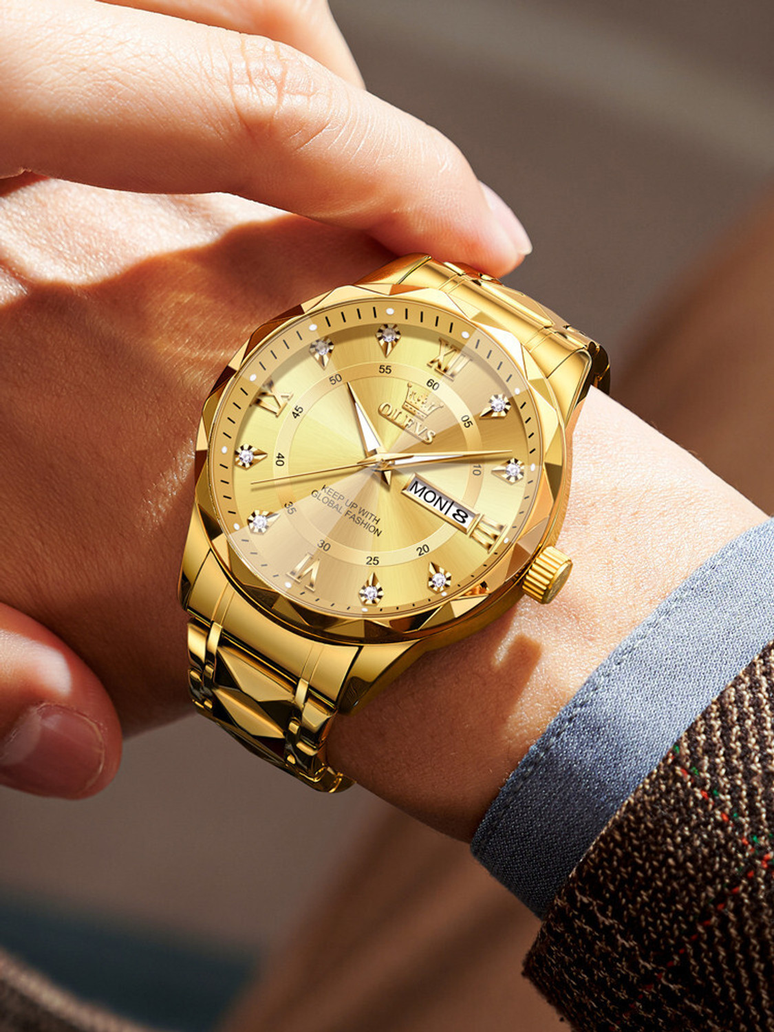 Image of OLEVS Analog Watch - For Men