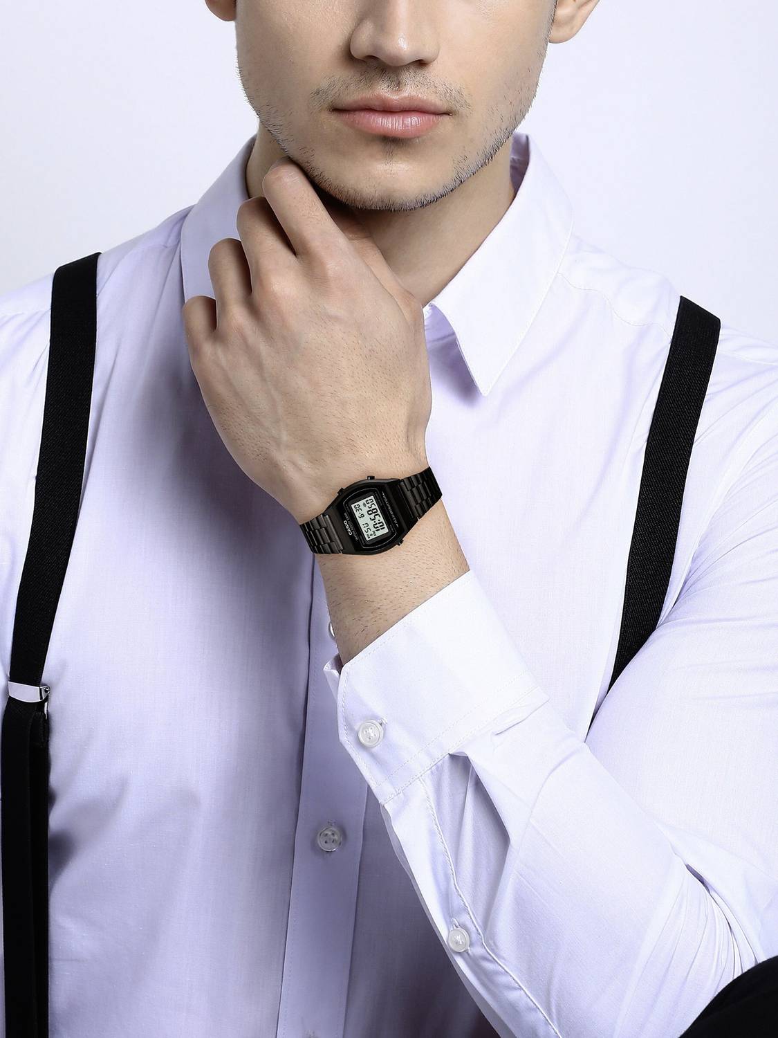 CASIO B640WB-1ADF Black Digital Watch - Image 4