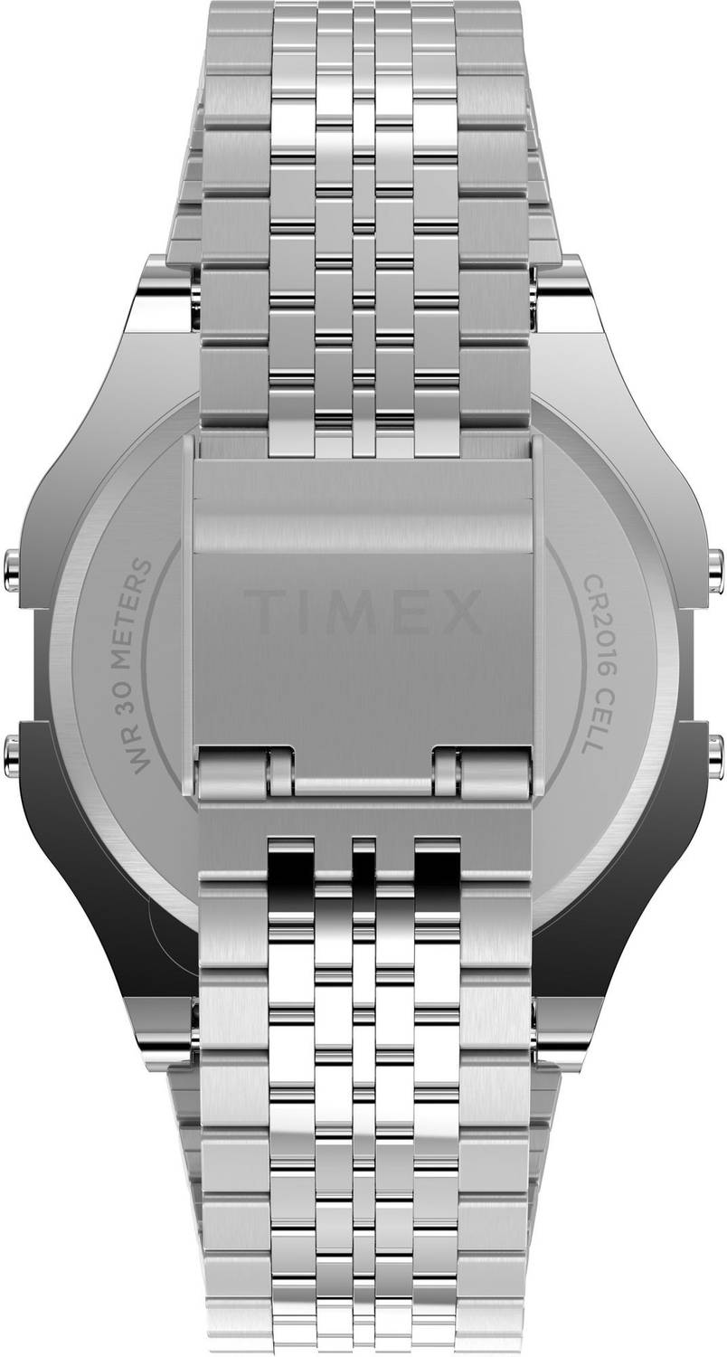 TIMEX 80 Tonneau 34mm Grey Dial Digital Watch - Image 3