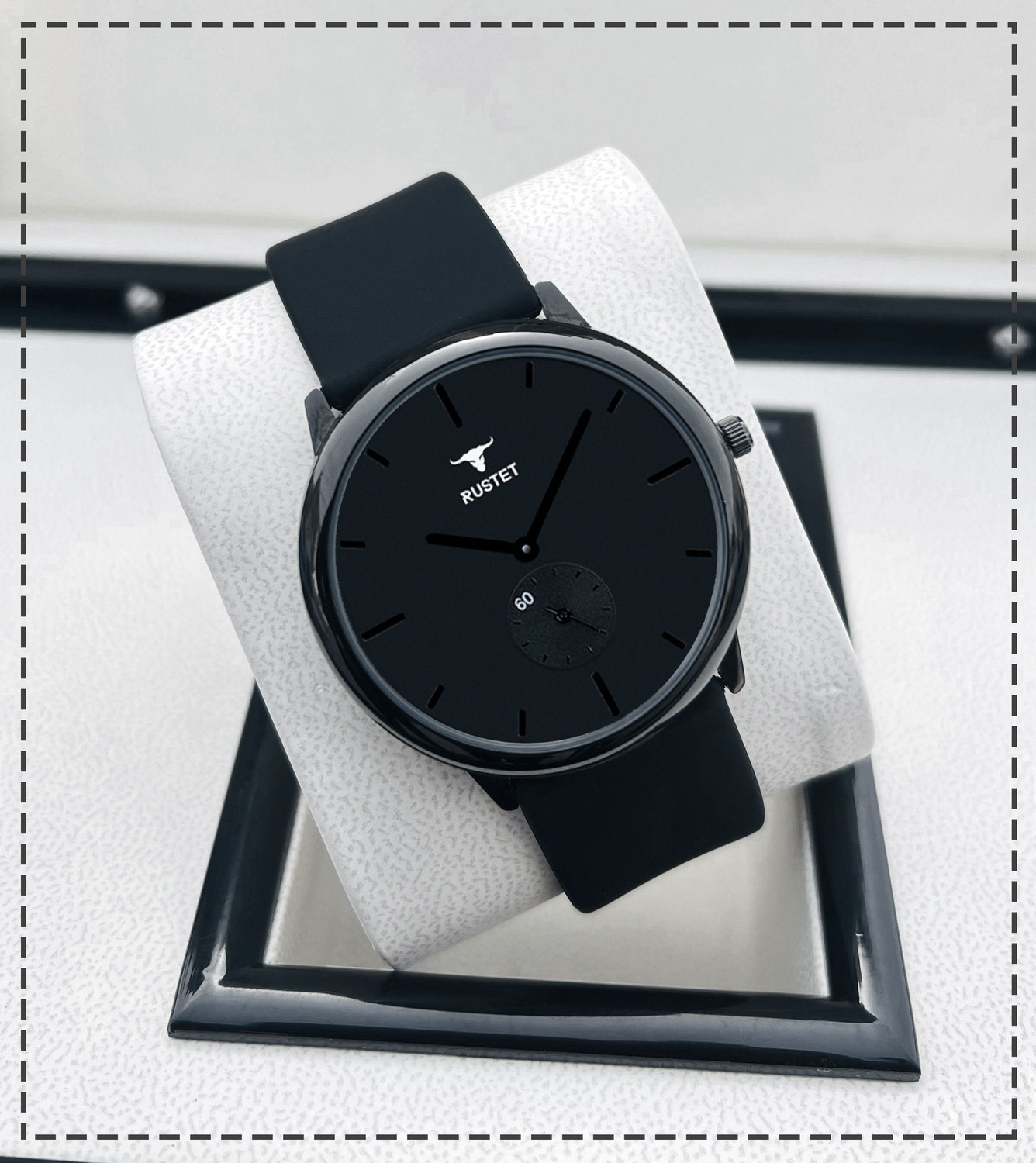 Image of RUSTET CHR-01 Silicone Strap Analog Watch - For Men
